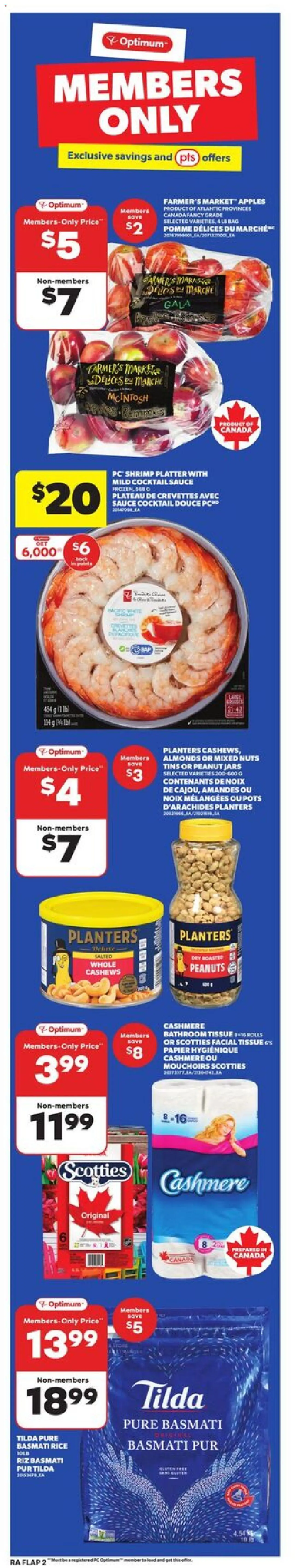 Atlantic Superstore flyer valid from 09.10.2025 | Page: 2 | Products: Rice, Nuts, Apples