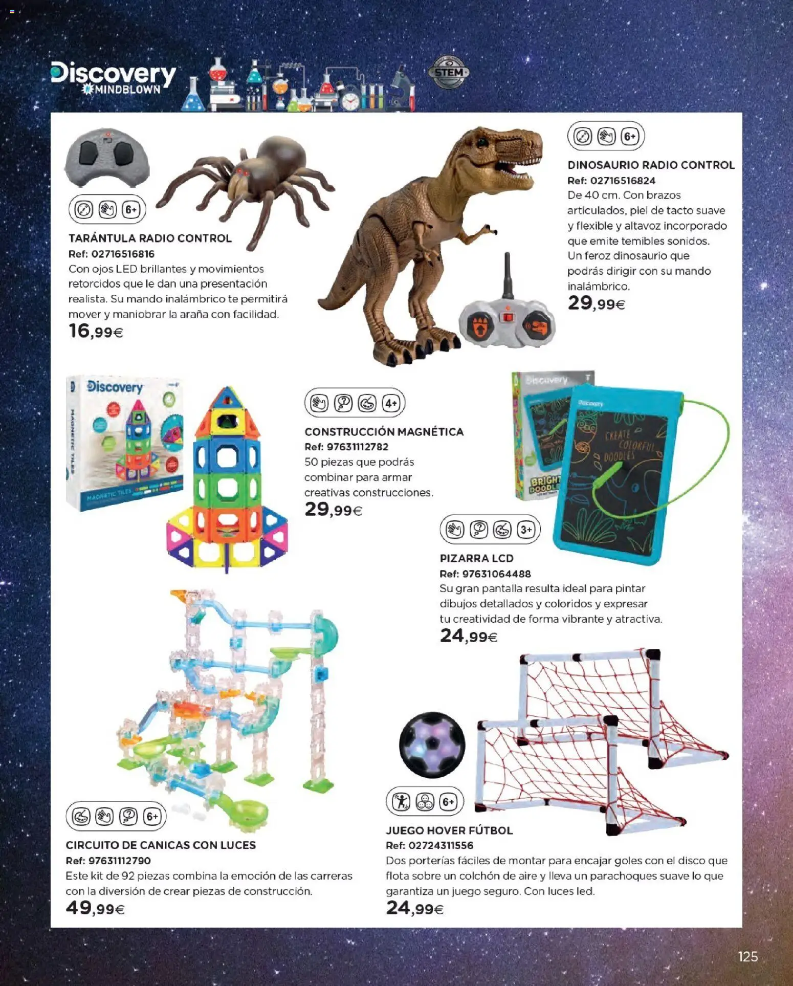 Nuevas ofertas de El Corte Inglés válidas en toda la República Mexicana desde el 27.10.2025. ¡Encuentra las mejores ofertas en El Corte Inglés catálogo Juguetes! | Página: 125 | Productos: Radio, Juego, Flexible, Colchón