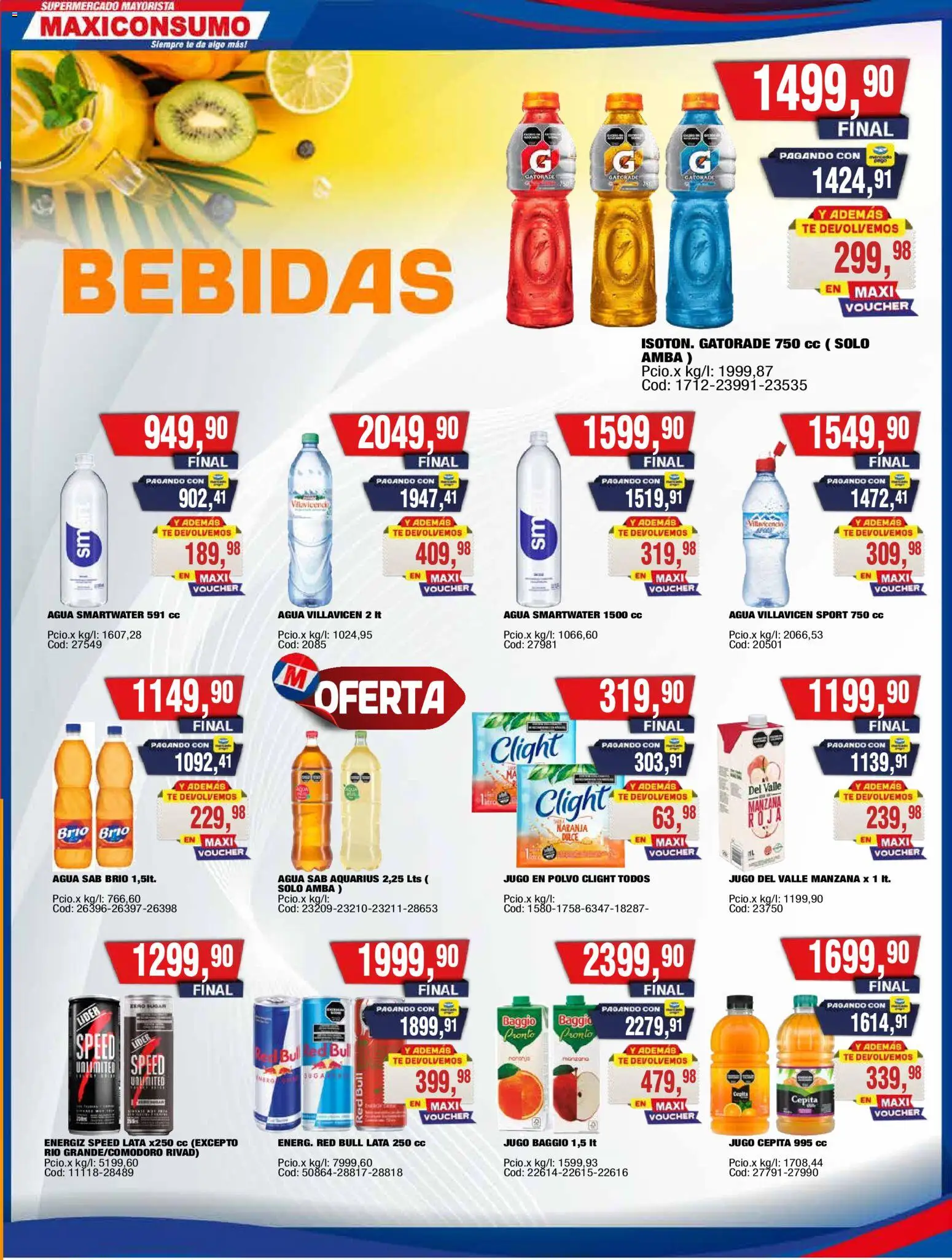 Maxiconsumo ofertas │ válido desde el 23.03.2026 | Página: 17 | Productos: Polvo, Manzana, Jugo, Té