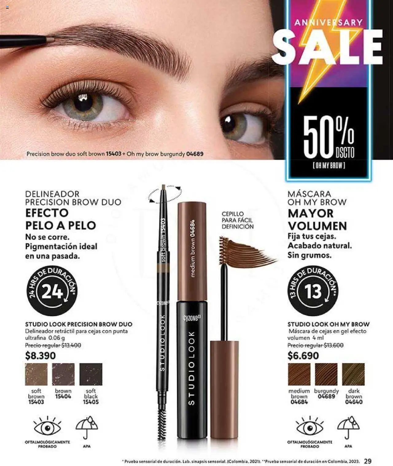 Catálogo CyZone Campaña 10 │ válido desde el 02.06.2025 | Página: 29 | Productos: Cepillo, Máscara, Delineador