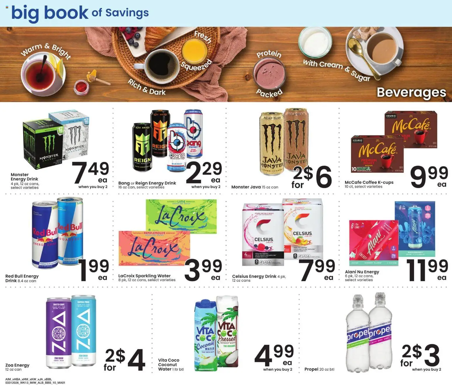 Albertsons Big Book of Savings - valid from 31.03.2026 | Page: 9 | Products: Cream, Water, Sugar, Lime