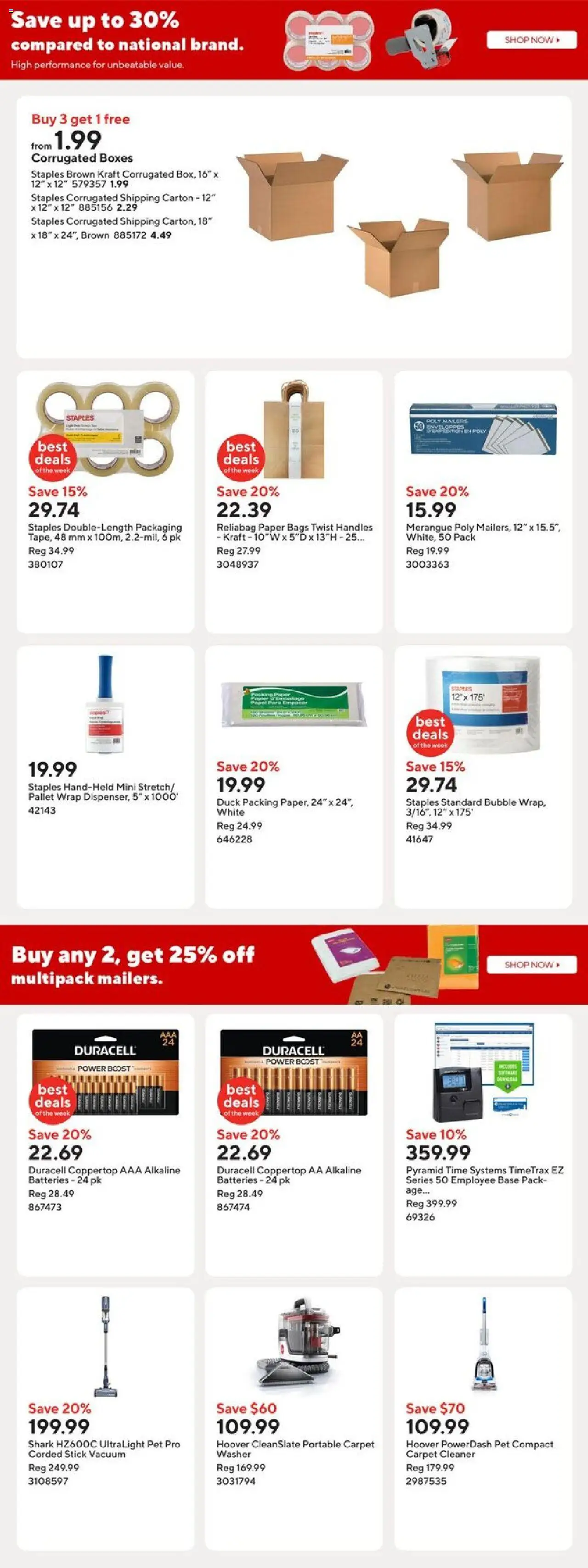 Staples flyer valid from 12.09.2025 | Page: 14 | Products: Carpet