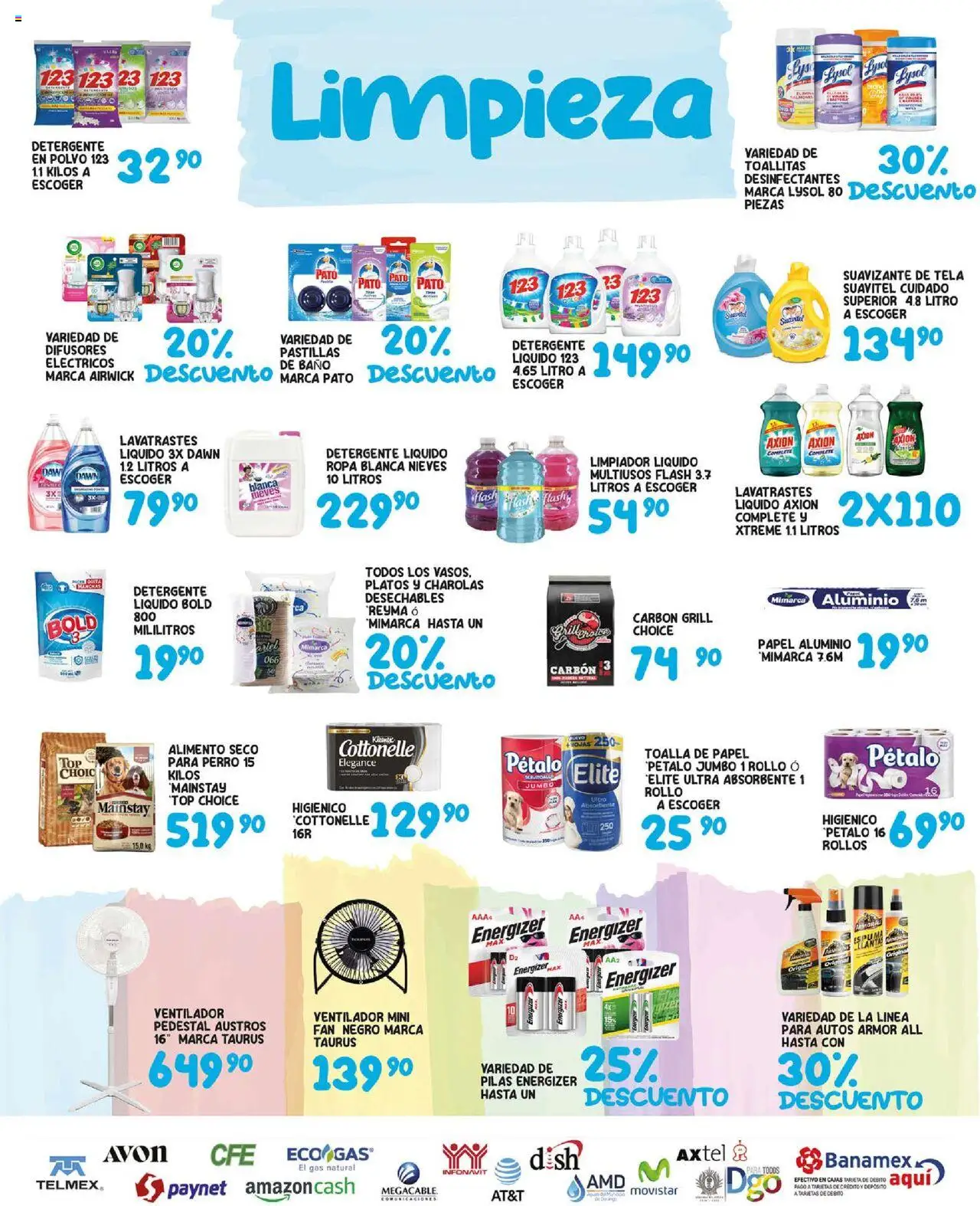 Nuevas ofertas de Alsuper válidas en toda la República Mexicana desde el 15.08.2025. ¡Encuentra las mejores ofertas en Alsuper - Folleto - Durango! | Página: 5 | Productos: Suavizante, Ropa, Bowl, Polvo