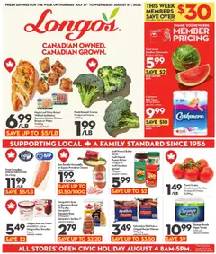 Preview of Longo's weekly flyer / circulaire from shop Longo's valid from 31.07.2025