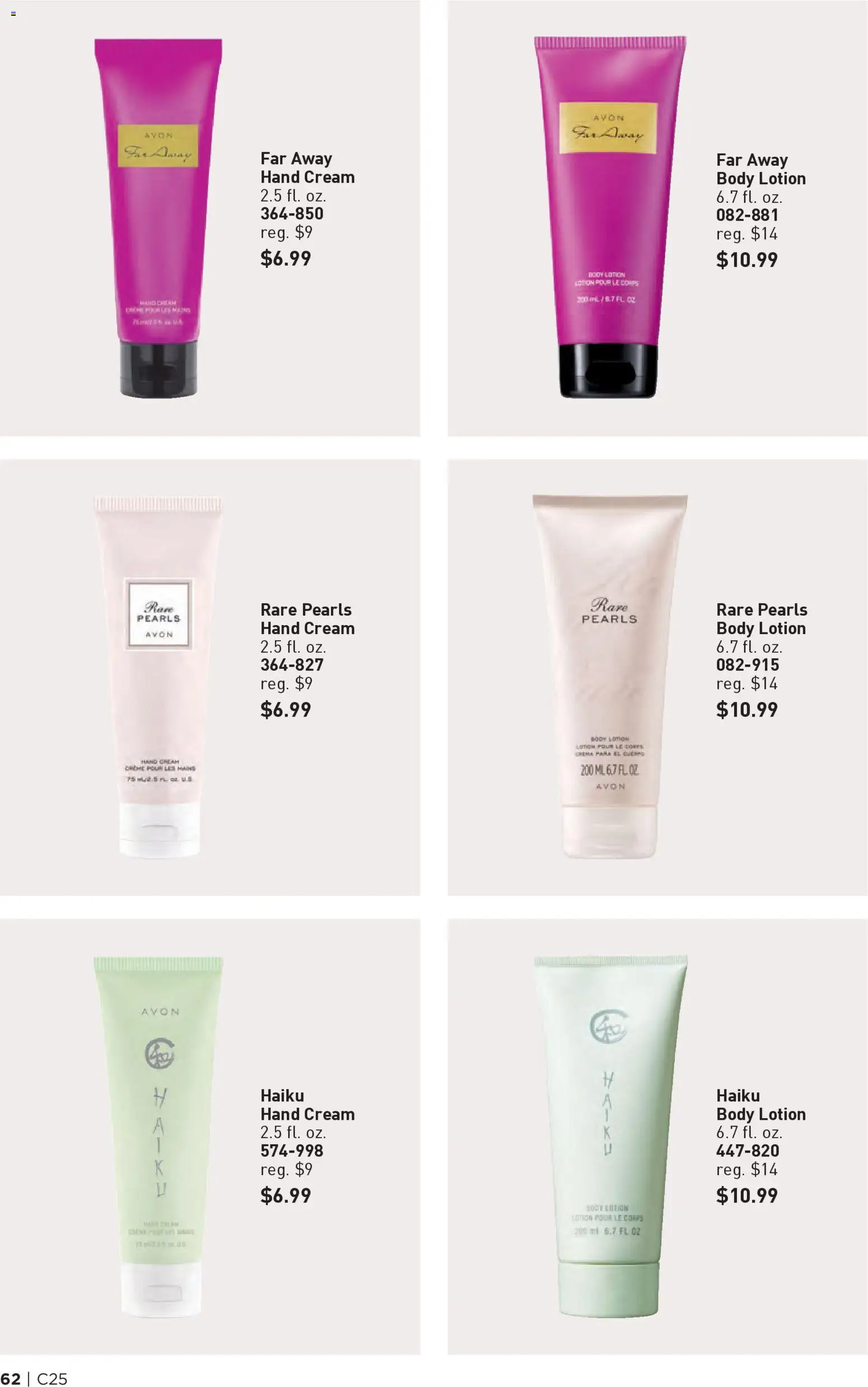 Avon Brochure - valid from 03.12.2025 | Page: 62 | Products: Hand cream, Cream