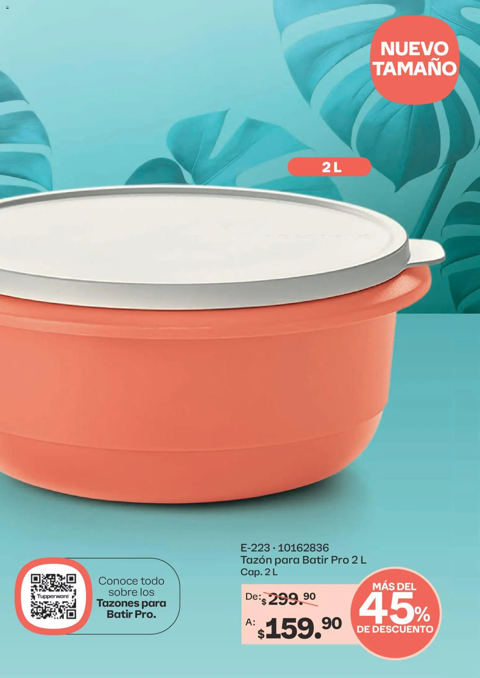 Nuevas ofertas de Tupperware válidas en toda la República Mexicana desde el 23.02.2026. ¡Encuentra las mejores ofertas en Tupperware catálogo! | Página: 45 | Productos: Sobre