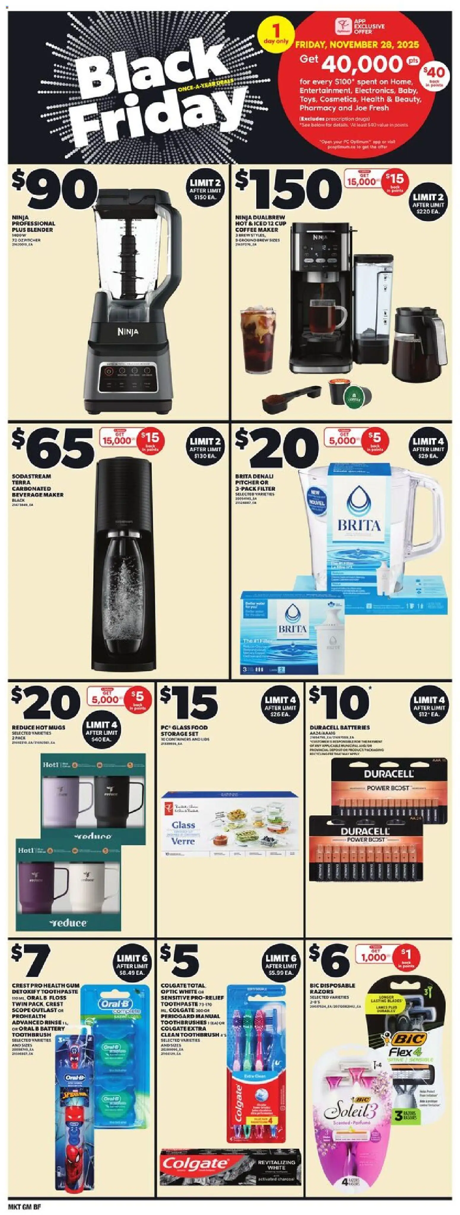 Zehrs flyer valid from 27.11.2025 | Page: 8 | Products: Coffee maker, Toothpaste, Battery, Coffee