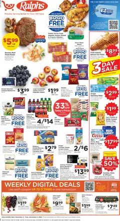 Preview of Ralphs weekly ads valid from 03.12.2025