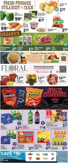 Preview of Food City weekly ads valid from 22.10.2025 | Page: 5 | Products: Corn, Potatoes, Oven, Grill