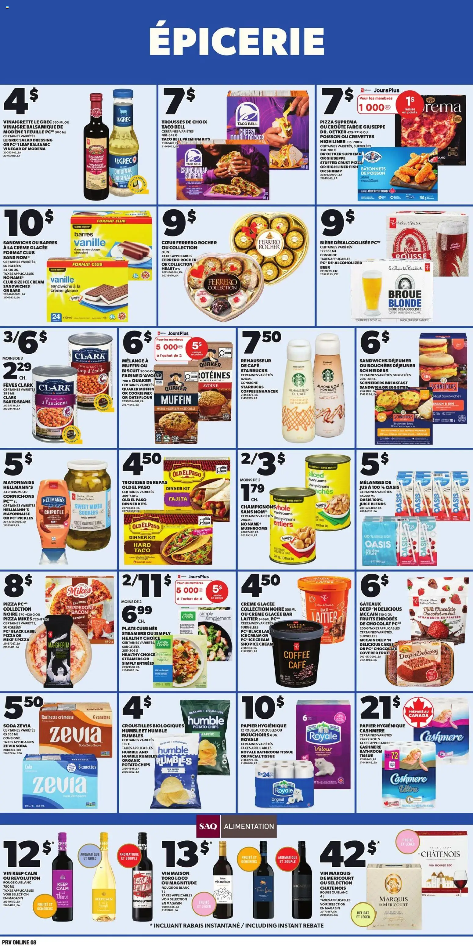 Provigo flyer valid from 29.01.2026 | Page: 10 | Products: Fish, Cream, Ice cream, Milk