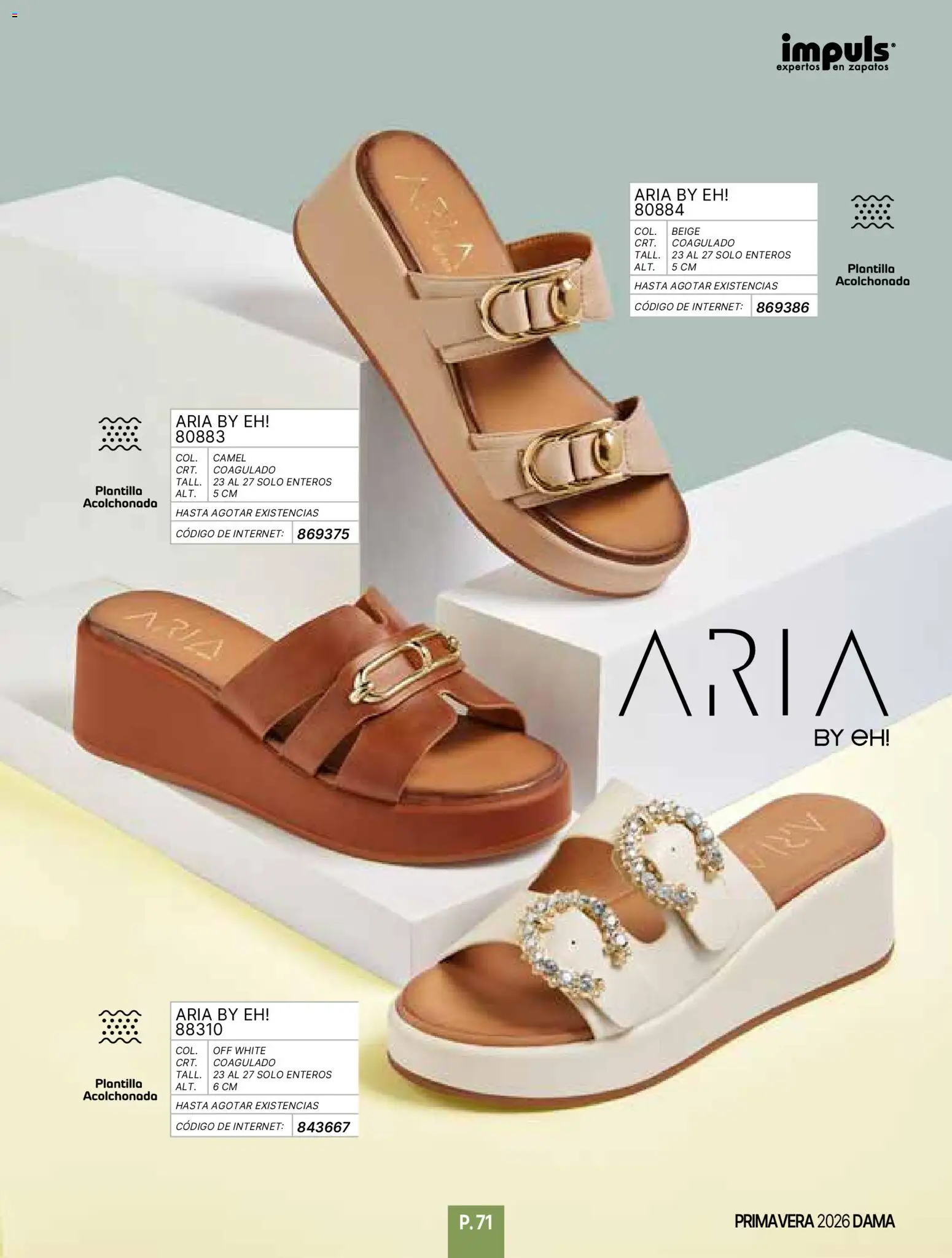 Nuevas ofertas de Impuls válidas en toda la República Mexicana desde el 01.01.2026. ¡Encuentra las mejores ofertas en Impuls catálogo Primavera! | Página: 73 | Productos: Zapatos