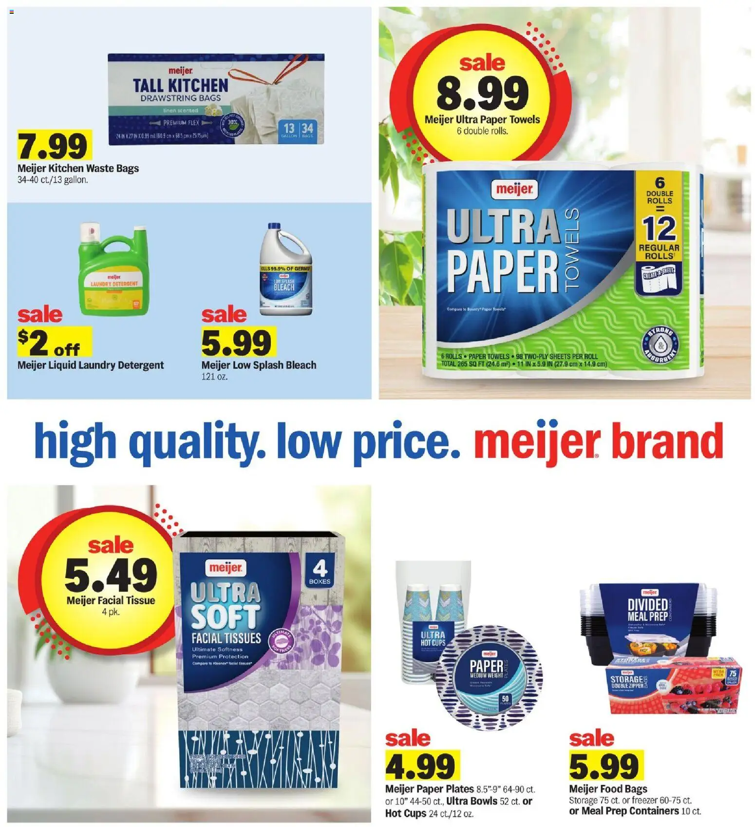 Meijer Weekly Ad - valid from 11.03.2026 | Page: 19 | Products: Detergent, Sheet, Freezer, Weight