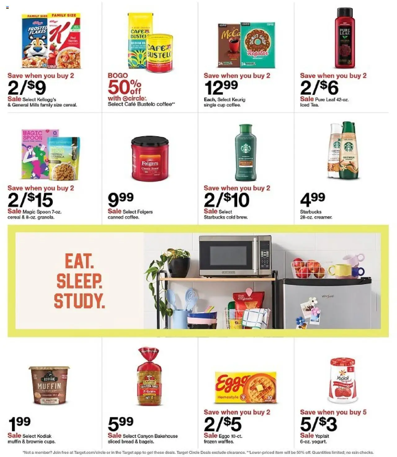 Target Weekly Ad - valid from 10.08.2025 | Page: 13 | Products: Bread, Coffee, Flakes, Muffin