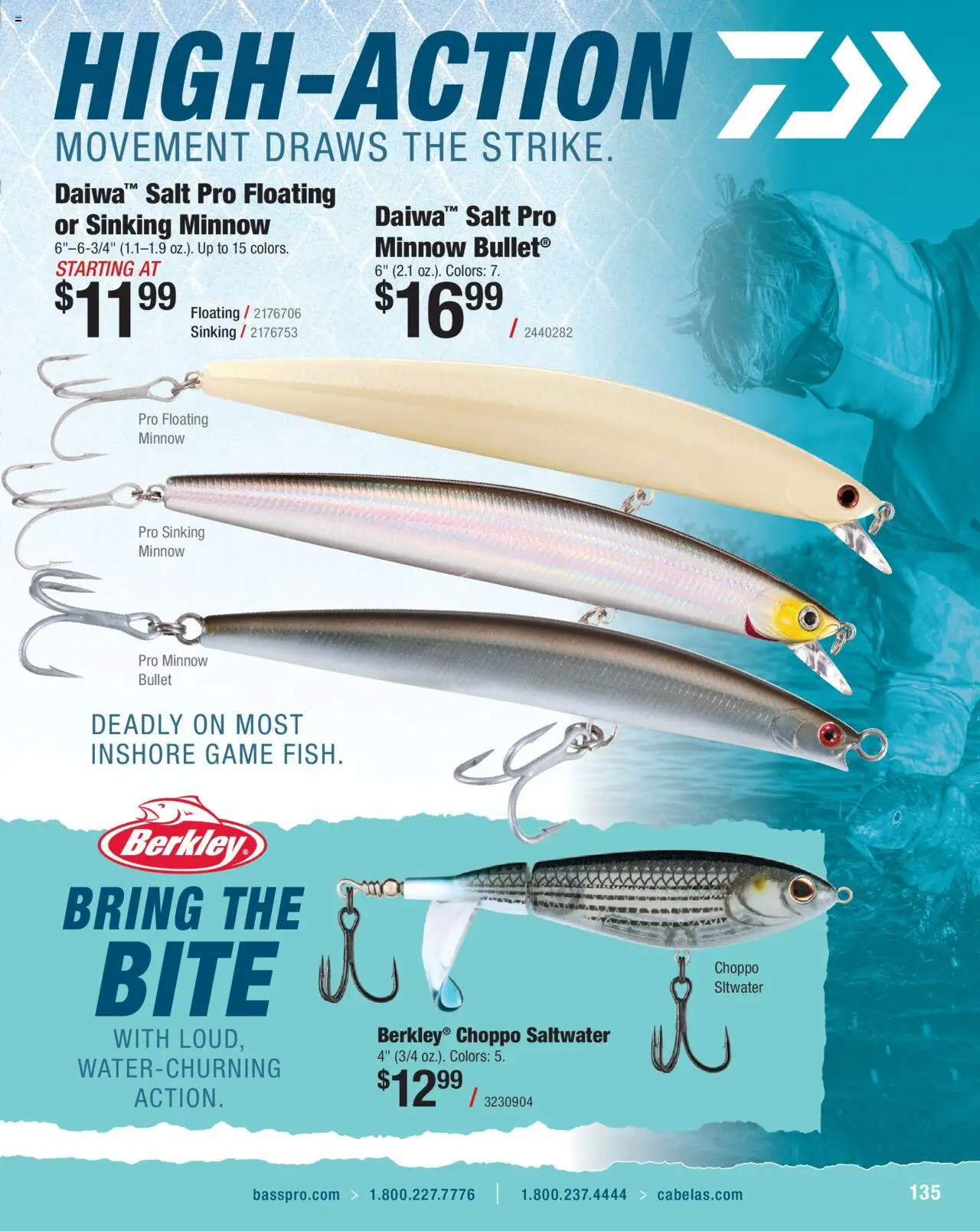 Cabela's Saltwater Specialist 25 - valid from 01.01.2025 | Page: 135 | Products: Salt, Game