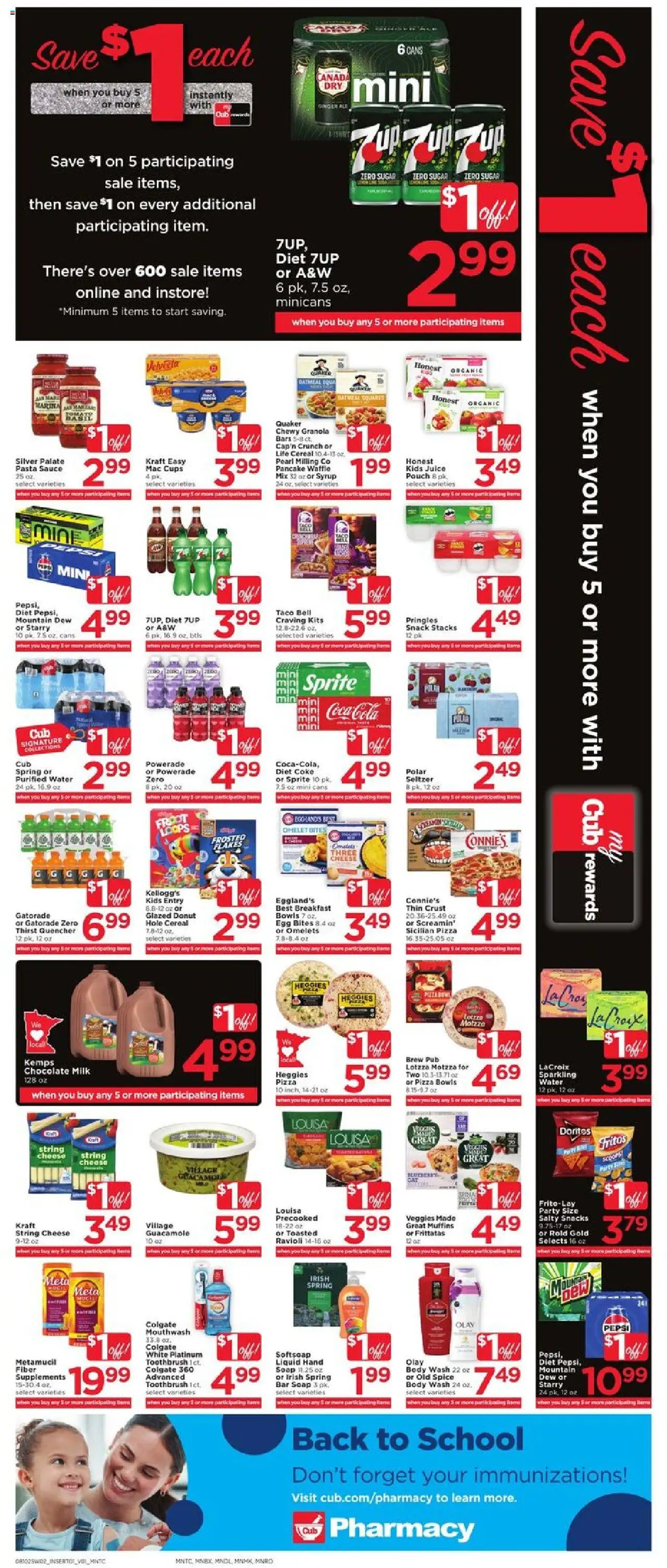 Cub Foods Weekly Savings - MN - valid from 10.08.2025 | Page: 5 | Products: Juice, Bar Soap, Sauce, Sugar