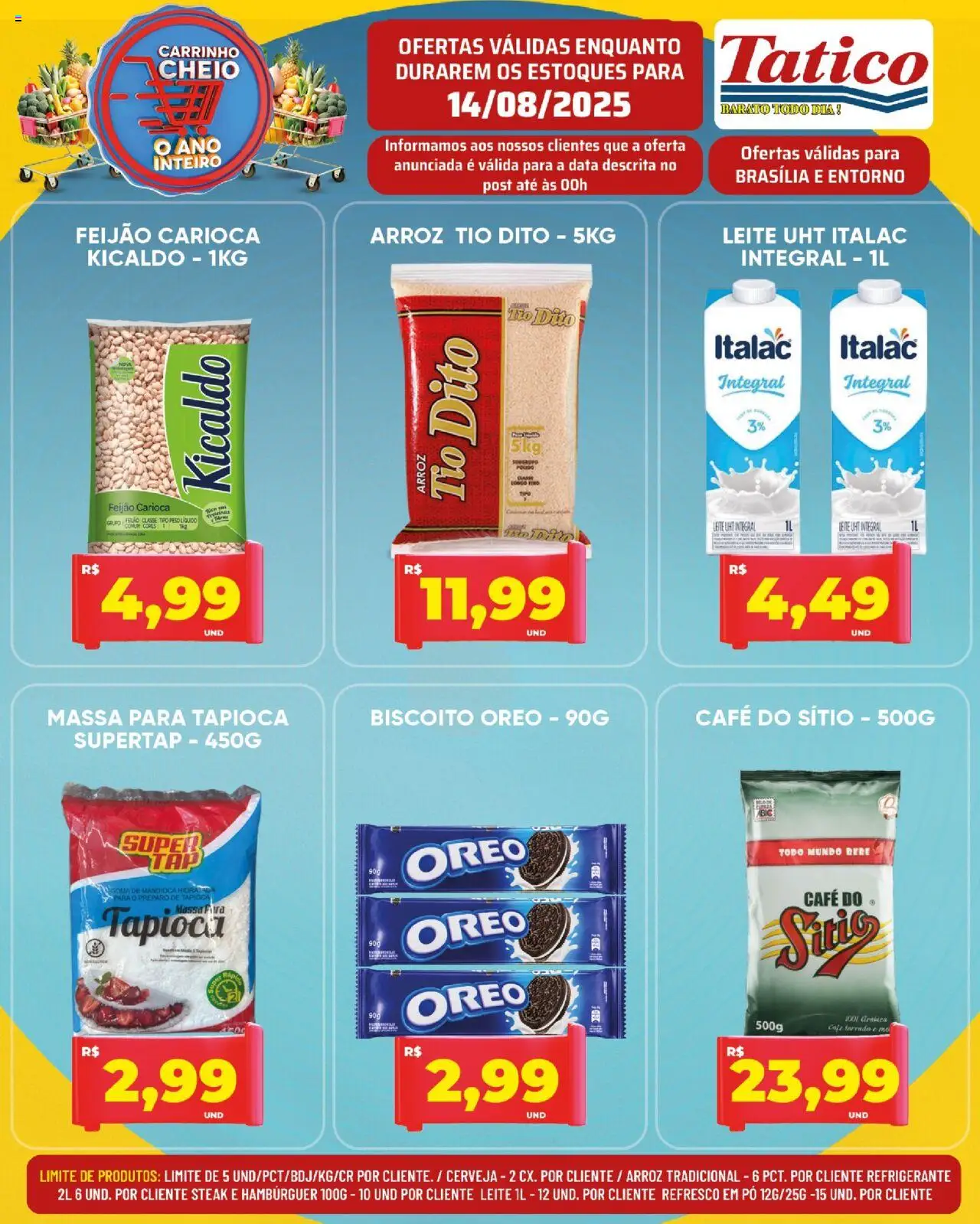 Tatico Folheto - válido de 15.08.2025 | Página: 29 | Produtos: Feijão, Refresco, Tapioca, Refrigerante