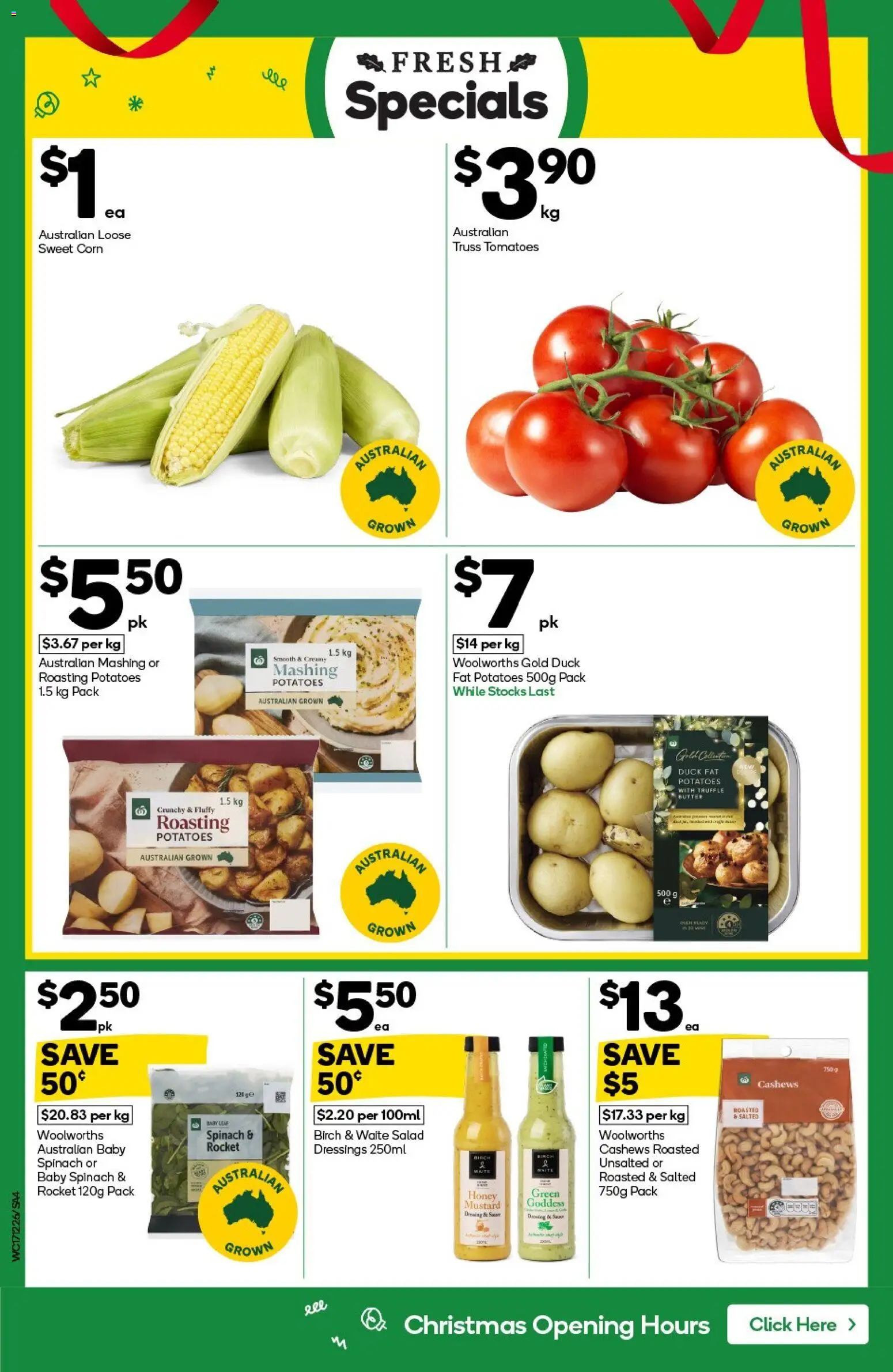 Woolworths catalogue - valid from 17.12.2025 | Page: 4 | Products: Butter, Duck, Salad, Rocket