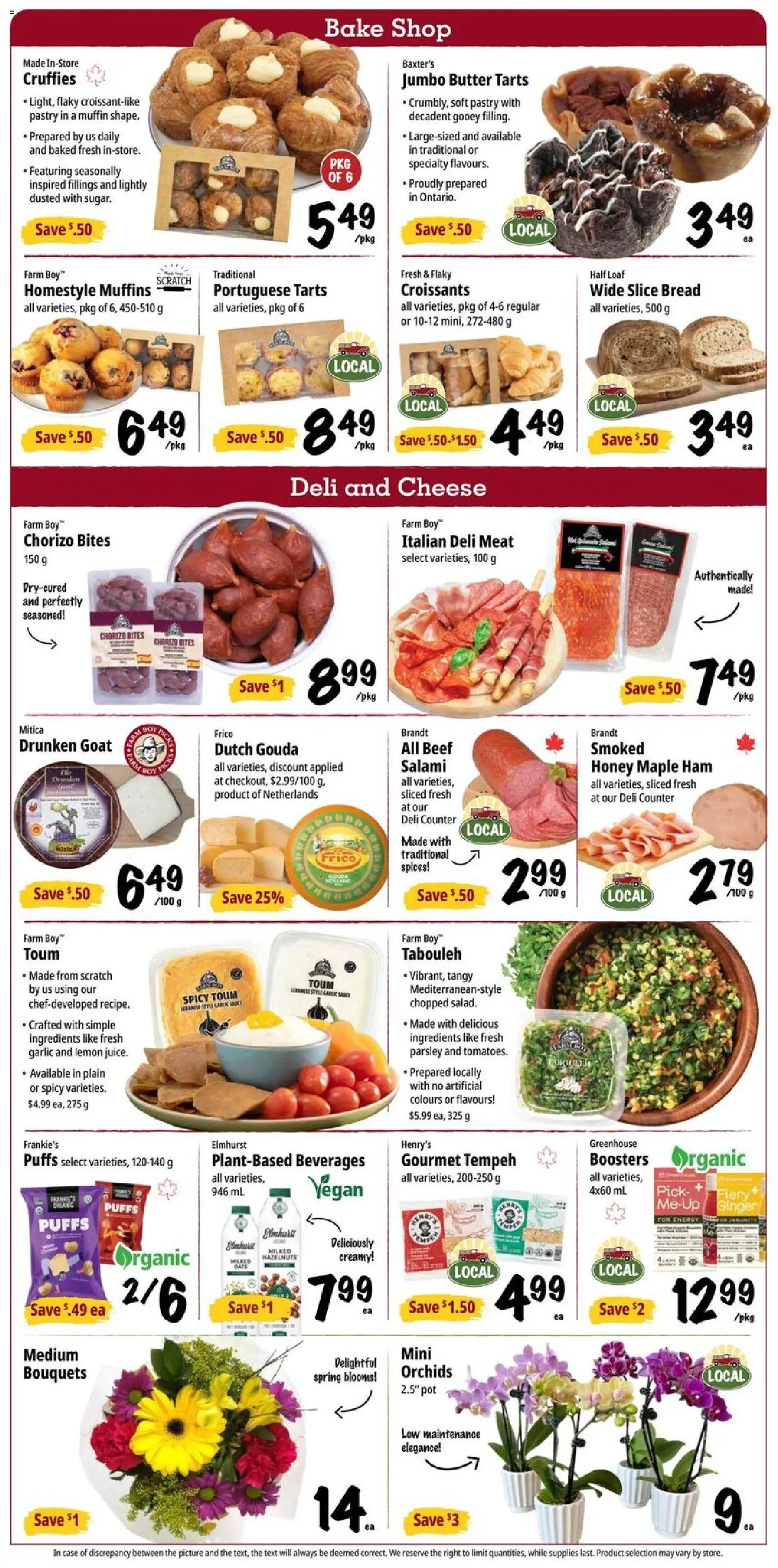 Farm Boy flyer valid from 23.04.2026 | Page: 3 | Products: Beef, Cheese, Salami, Ham