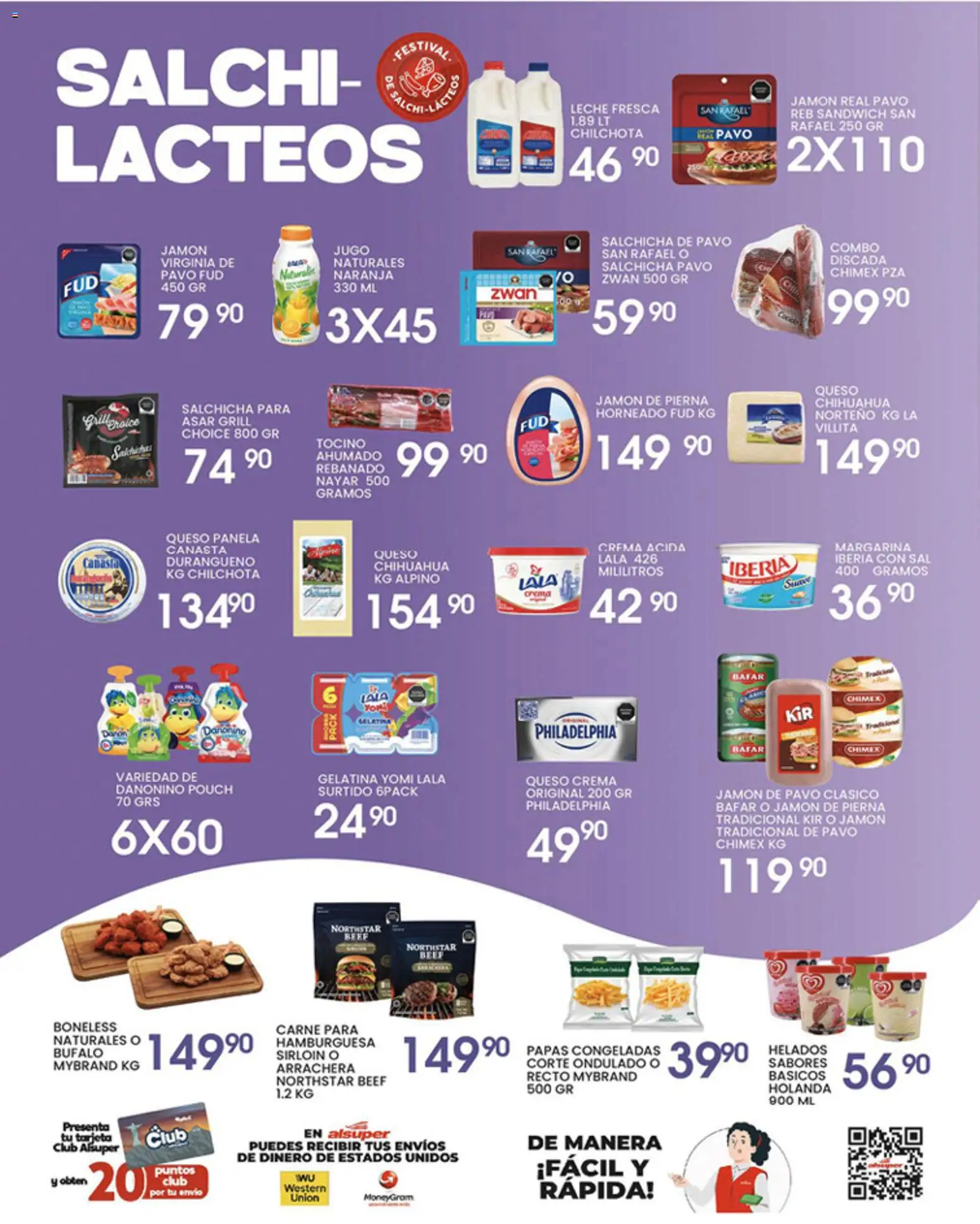 Nuevas ofertas de Alsuper válidas en toda la República Mexicana desde el 17.04.2026. ¡Encuentra las mejores ofertas en Alsuper folleto Laguna! | Página: 3 | Productos: Sal, Jugo, Margarina, Canasta