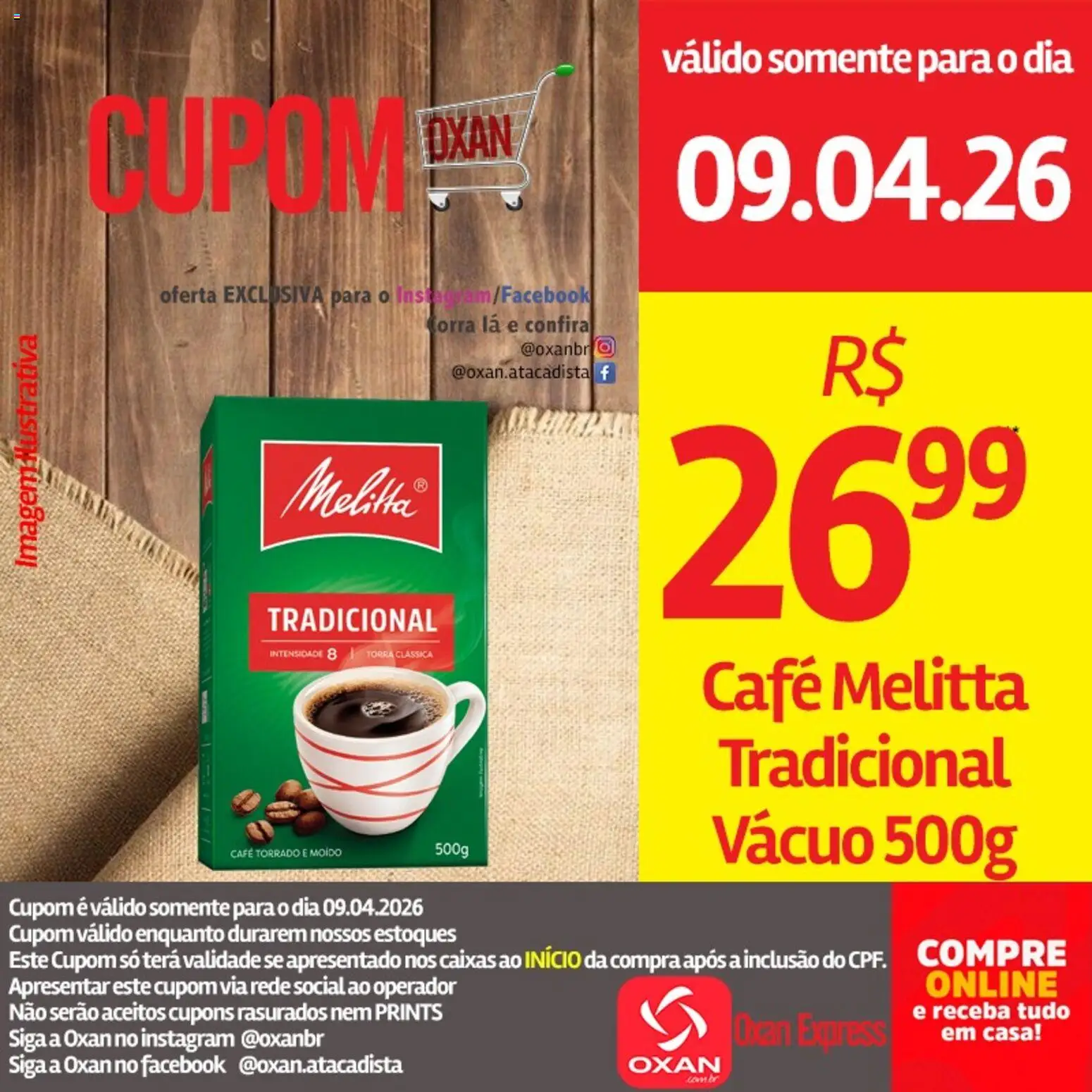 Oxan Atacadista Folheto - válido de 09.04.2026 | Página: 6 | Produtos: Café