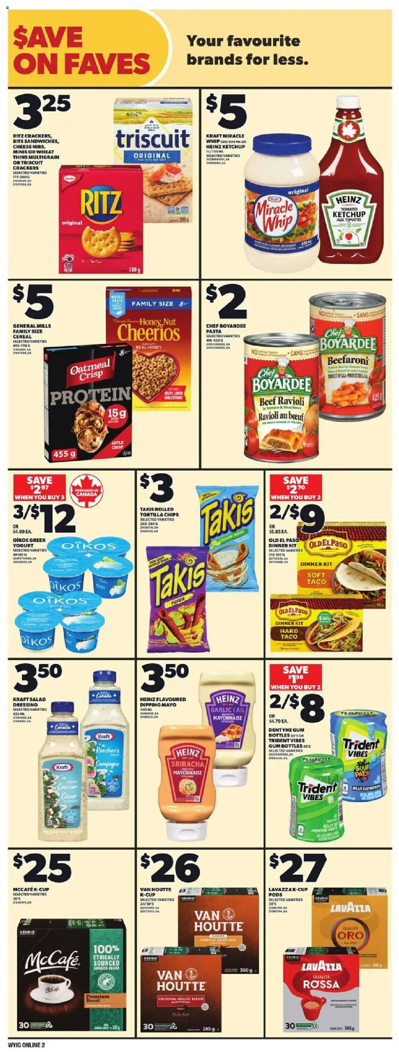 Independent Grocer flyer valid from 14.08.2025 | Page: 9 | Products: Beef, Pasta, Chips, Yogurt