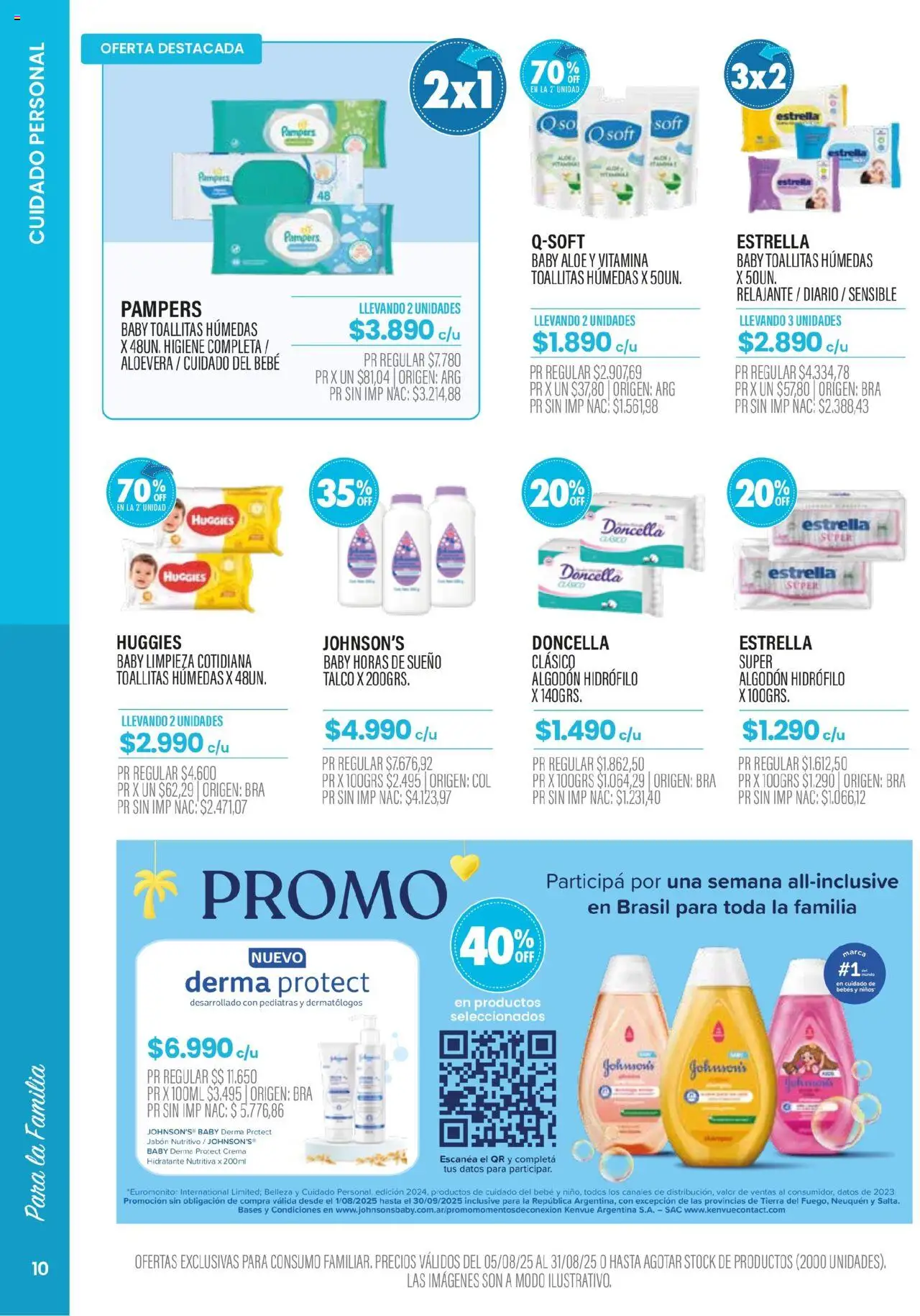 Pigmento catálogo │ válido desde el 05.08.2025 | Página: 10 | Productos: Algodón, Toallitas húmedas, Jabón, Crema