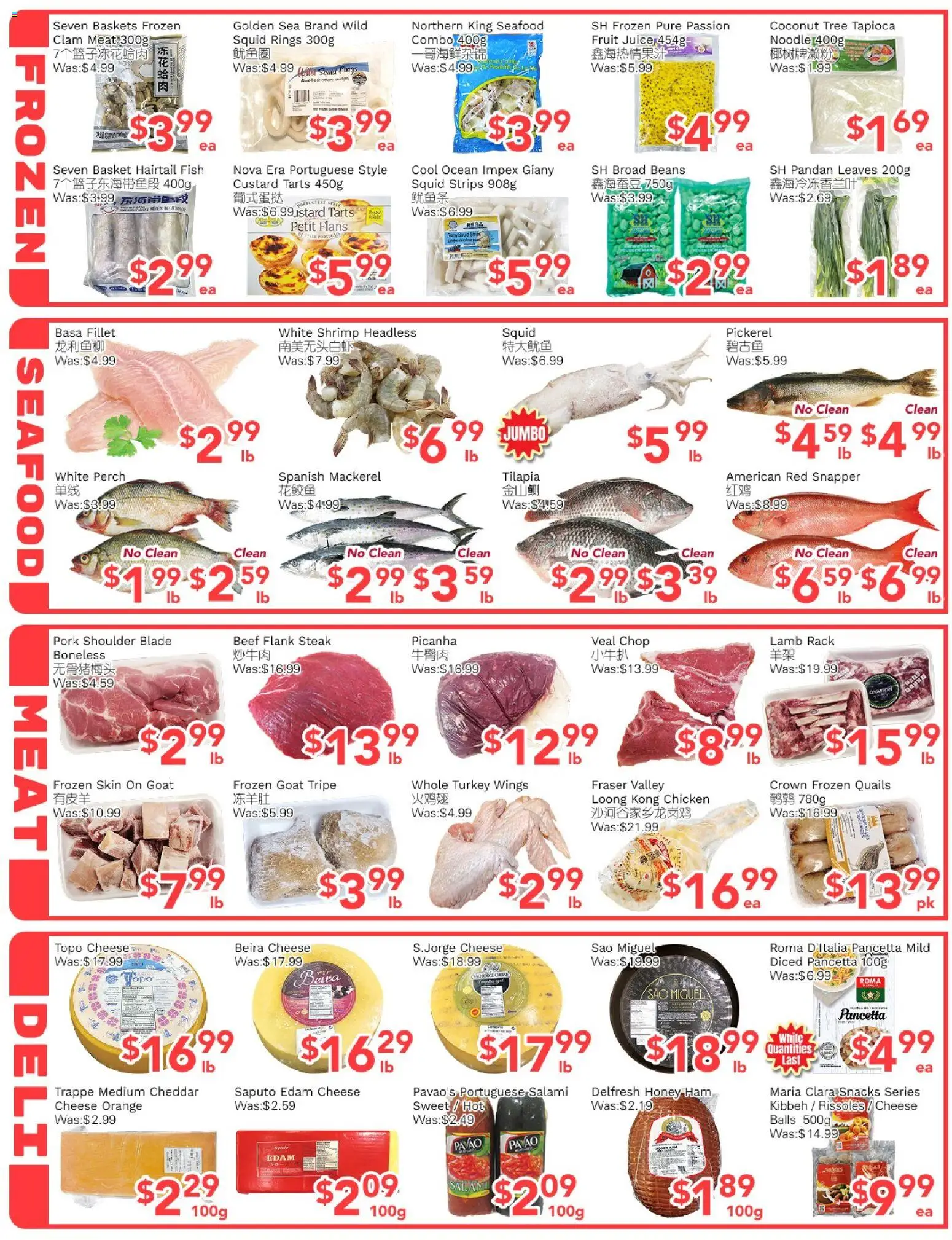 Ample Food Market flyer valid from 02.01.2026 | Page: 4 | Products: Salami, Juice, Chicken, Pork