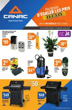 Preview of Canac weekly flyer from shop Canac valid from 02.04.2026