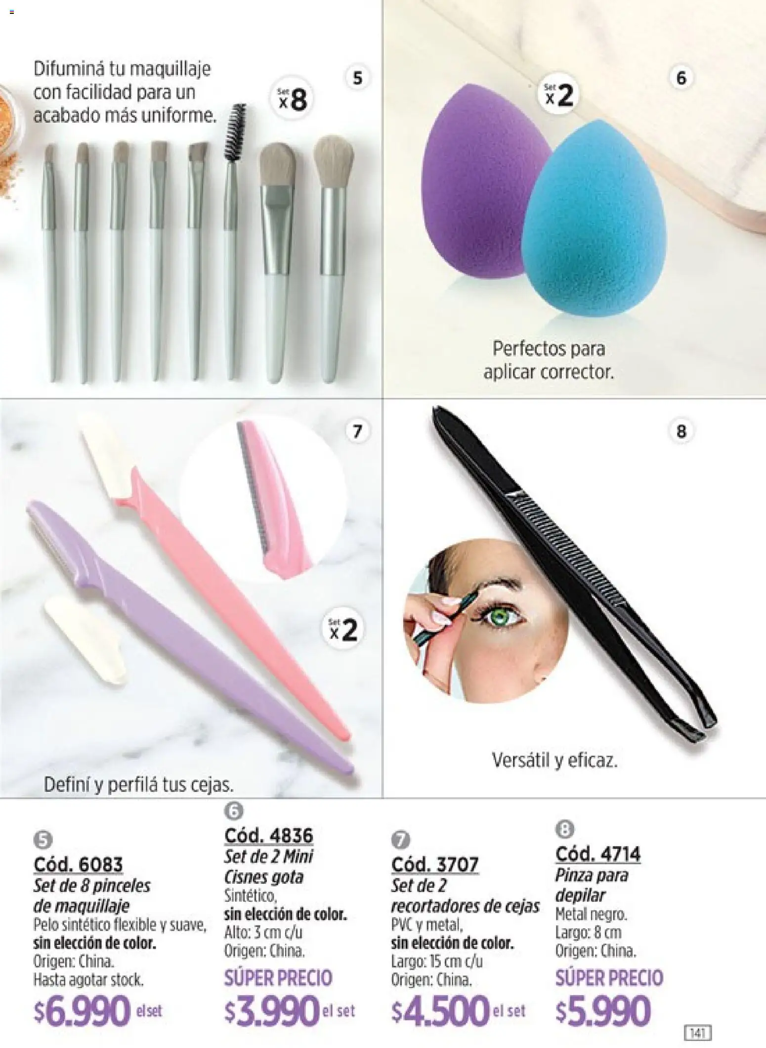 Amodil - Campaña 8 │ válido desde el 08.04.2026 | Página: 141 | Productos: Flexible, Pinza, Maquillaje