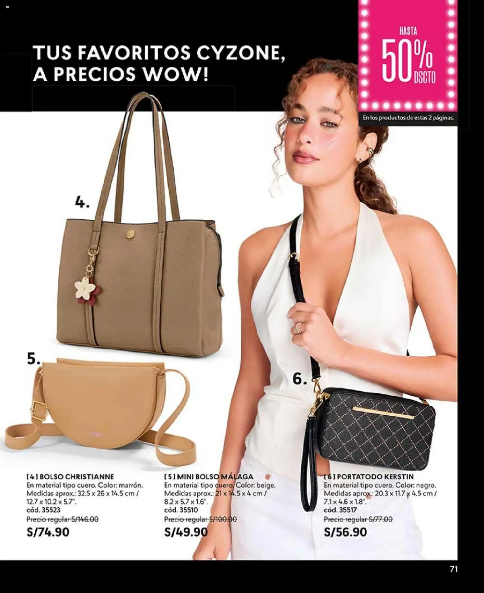 Catálogo CyZone válido desde 27.12.2025 | Página: 71 | Productos: Bolso