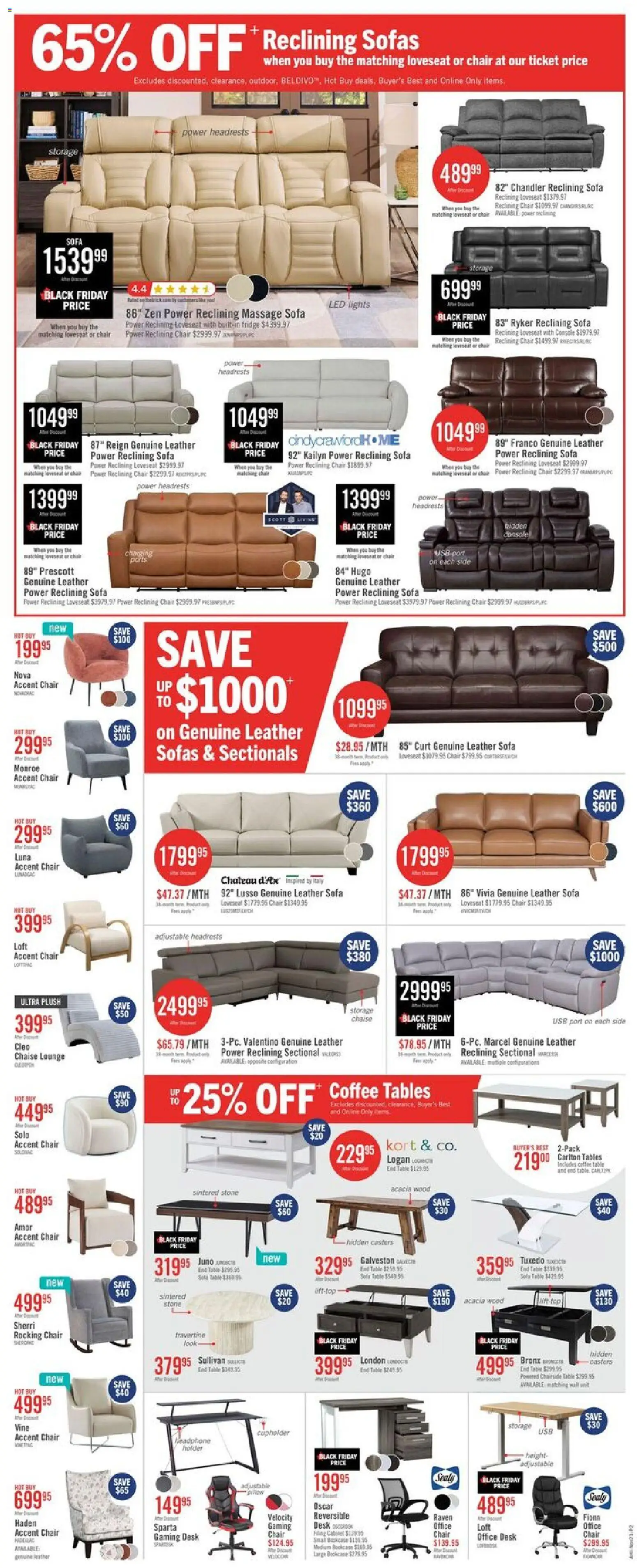 The Brick flyer valid from 21.11.2025 | Page: 4 | Products: Hat, Sofa, Table, Coffee