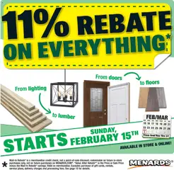 Preview of Menards weekly ads valid from 15.02.2026