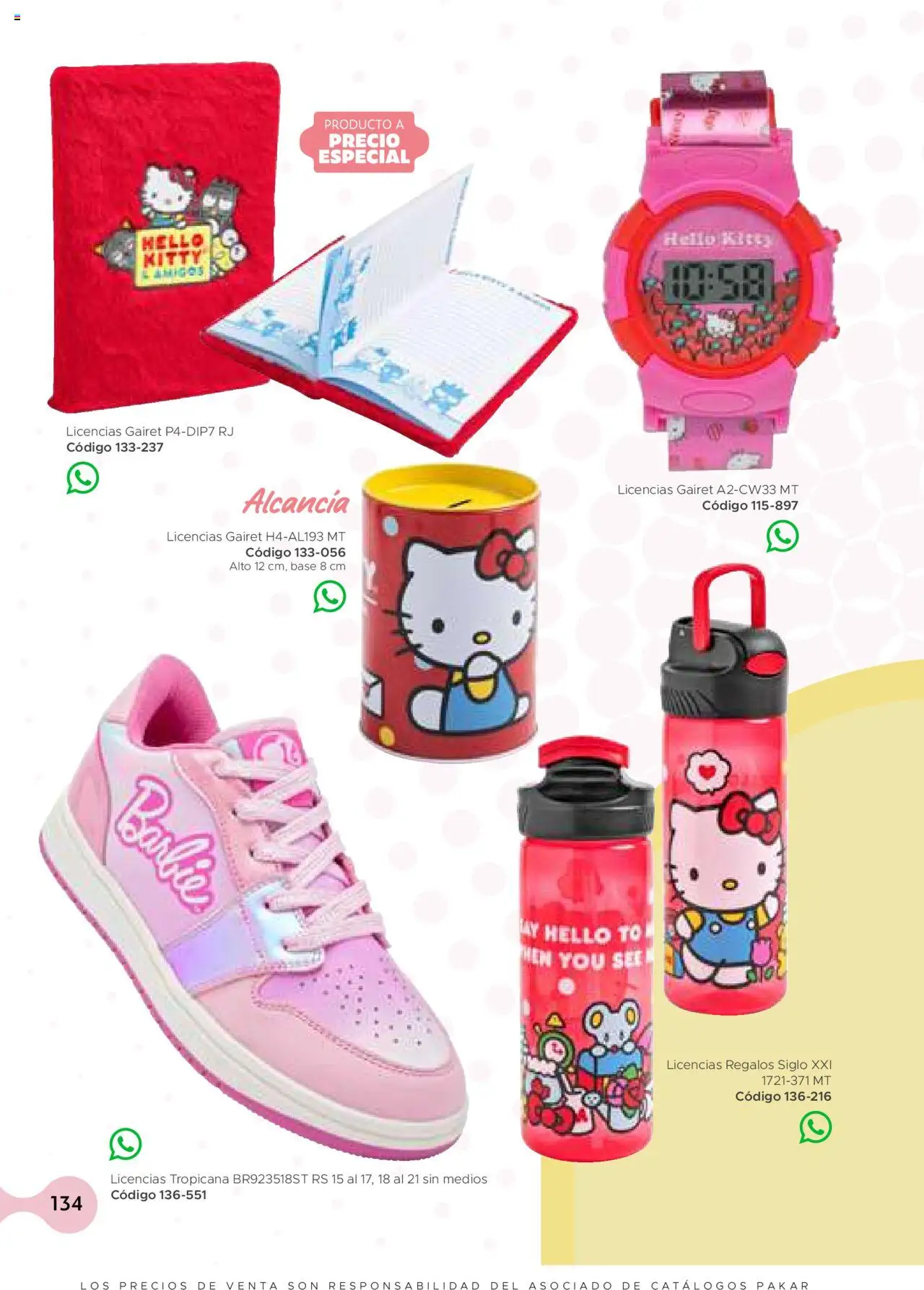 Nuevas ofertas de SC Pakar válidas en toda la República Mexicana desde el 24.07.2025. ¡Encuentra las mejores ofertas en SC Pakar - Catálogo Nina otoño / invierno! | Página: 134