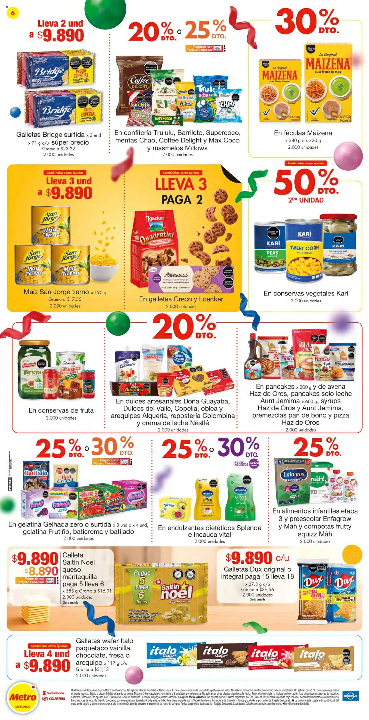 Metro revista - valida desde el 11.09.2025 | Página: 6 | Productos: Fresa, Mantequilla, Ruana, Crema de leche