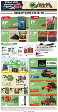 Preview of Rural King weekly ads valid from 26.03.2026