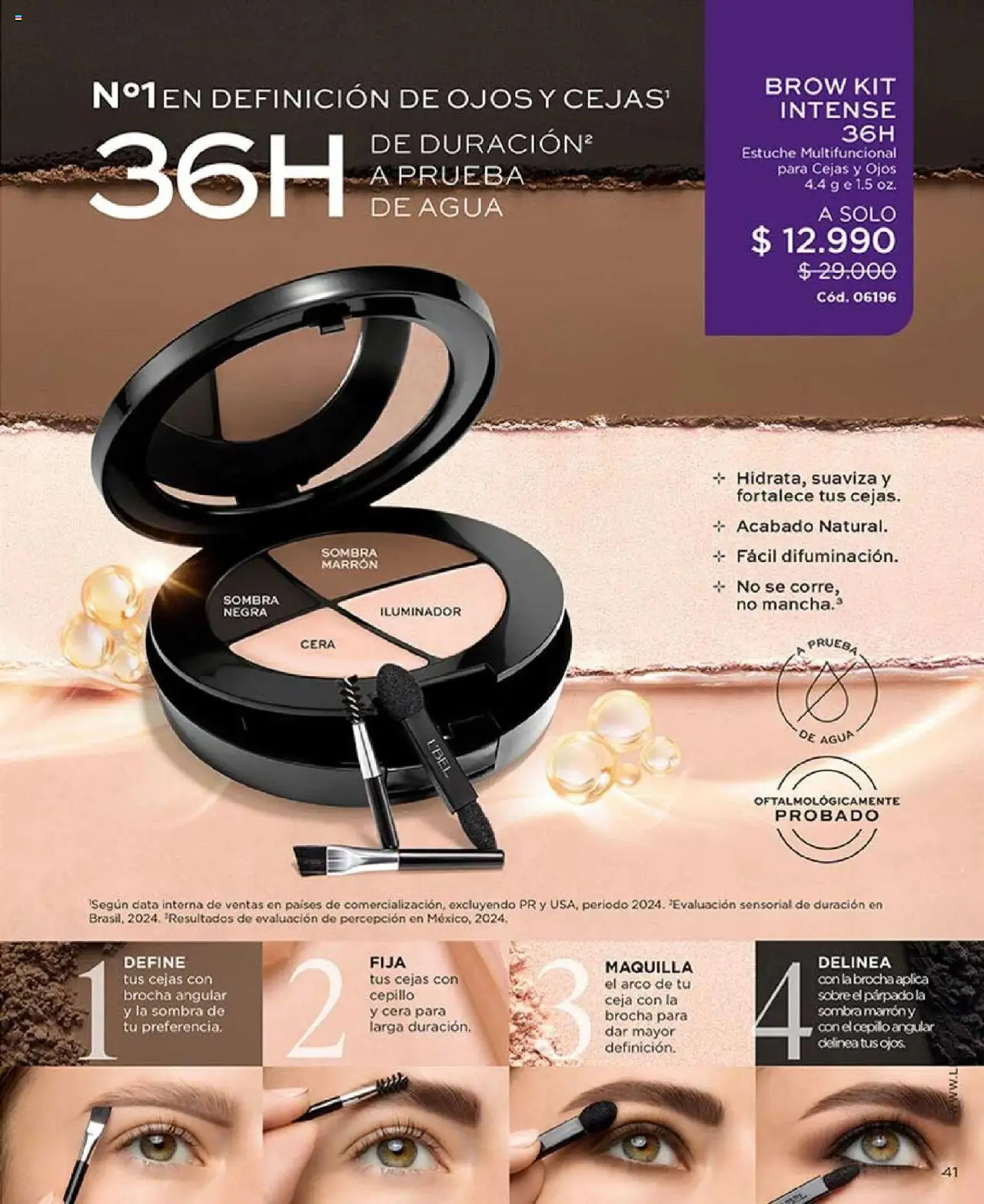 Catálogo L'Bel Campaña 14 │ válido desde el 01.09.2025 | Página: 41 | Productos: Cepillo, Sombra, Sobre, Iluminador