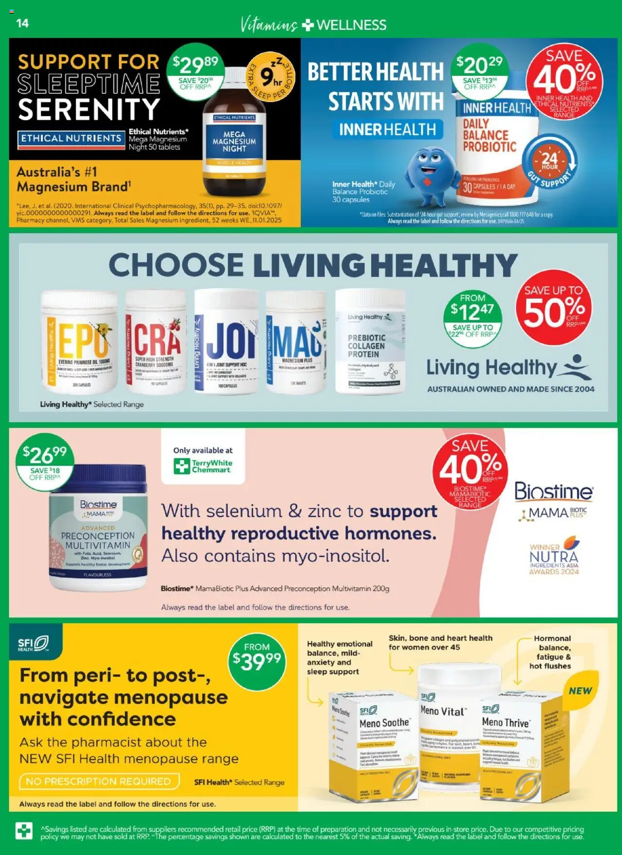 Terry White catalogue - valid from 31.07.2025 | Page: 16 | Products: Oil, Multivitamin, Tablets, Zinc