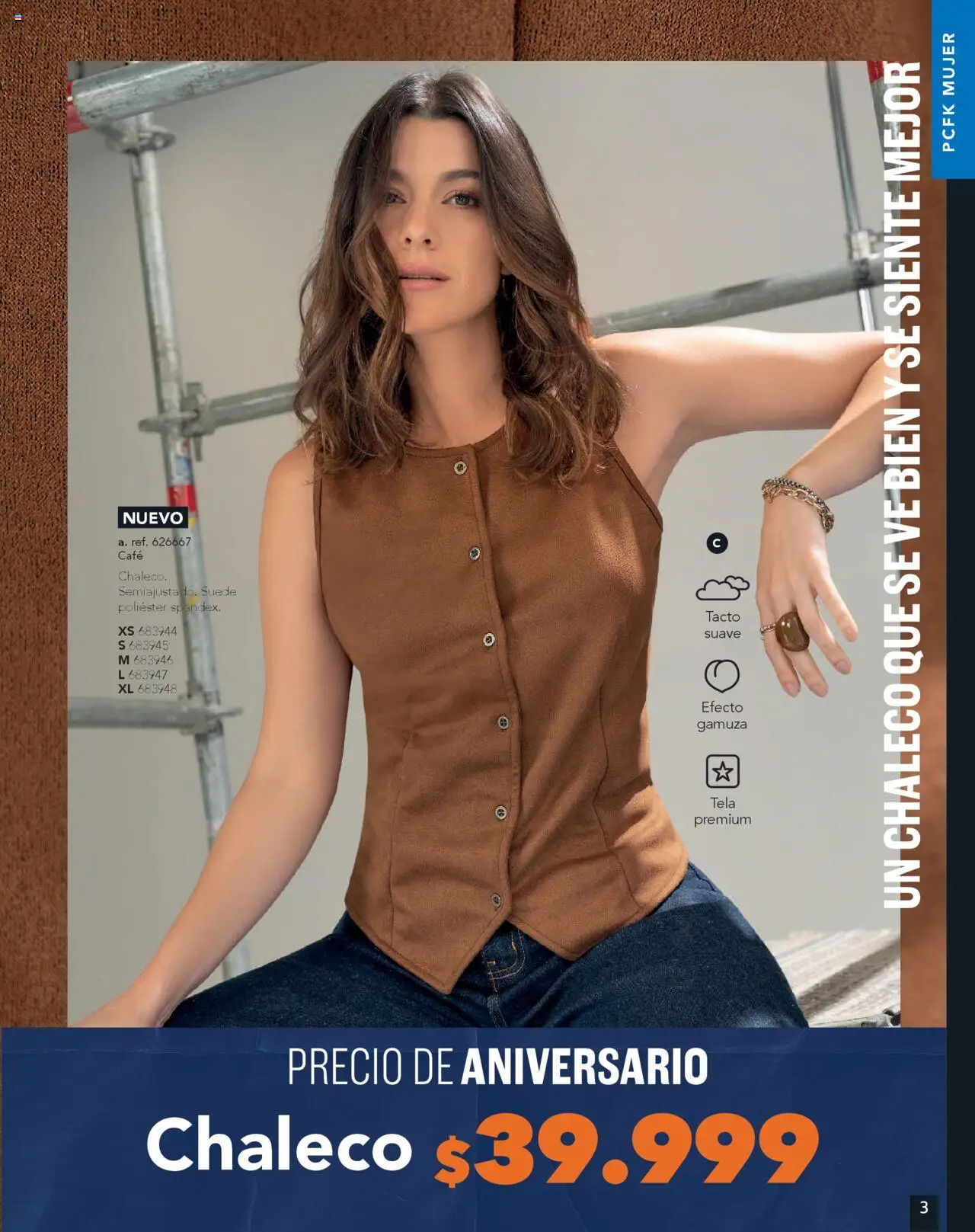 Pacifika revista - valida desde el 10.09.2025 | Página: 3 | Productos: Gamuza, Chaleco, Café