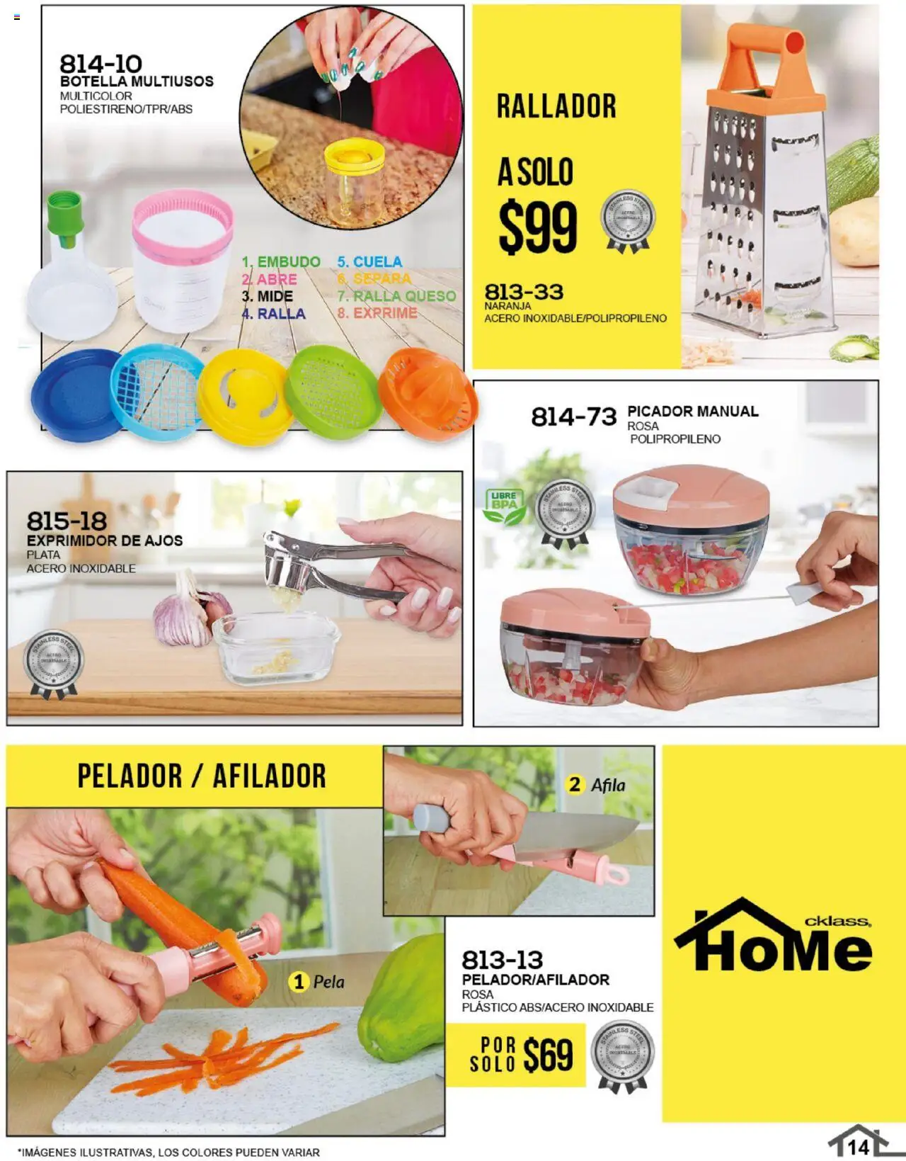 Nuevas ofertas de Cklass válidas en toda la República Mexicana desde el 14.07.2025. ¡Encuentra las mejores ofertas en Cklass catálogo We Cosmetics! | Página: 38 | Productos: Queso, Exprimidor, Botella