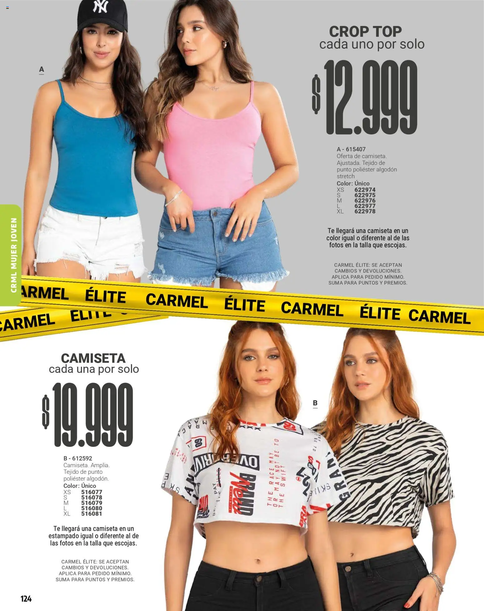 Carmel revista - valida desde el 01.02.2026 | Página: 124 | Productos: Té, Algodón, Camiseta, Top