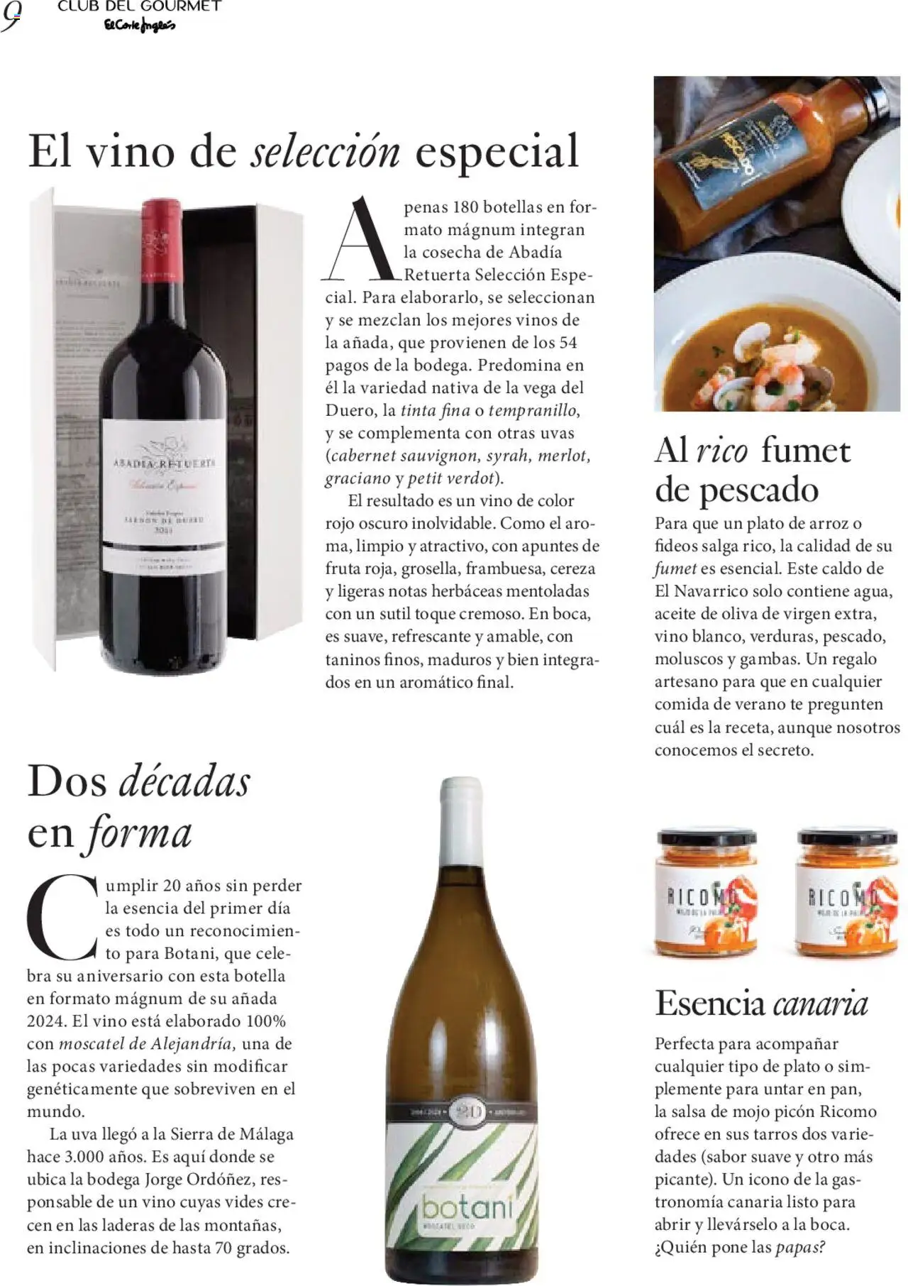 Nuevas ofertas de El Corte Inglés válidas en toda la República Mexicana desde el 27.06.2025. ¡Encuentra las mejores ofertas en El Corte Inglés Gourmet Magazin! | Página: 9 | Productos: Aceite, Fideos, Res, Té