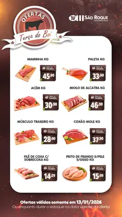 São Roque Supermercados - Ofertas da semana - Pré-Visualização do folheto da loja São Roque Supermercados, válido de 13.01.2026