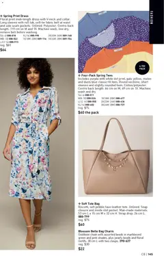 Preview of Avon Brochure Campaign from shop Avon valid from 09.04.2026 | Page: 145 | Products: Belt, Dress, Bag