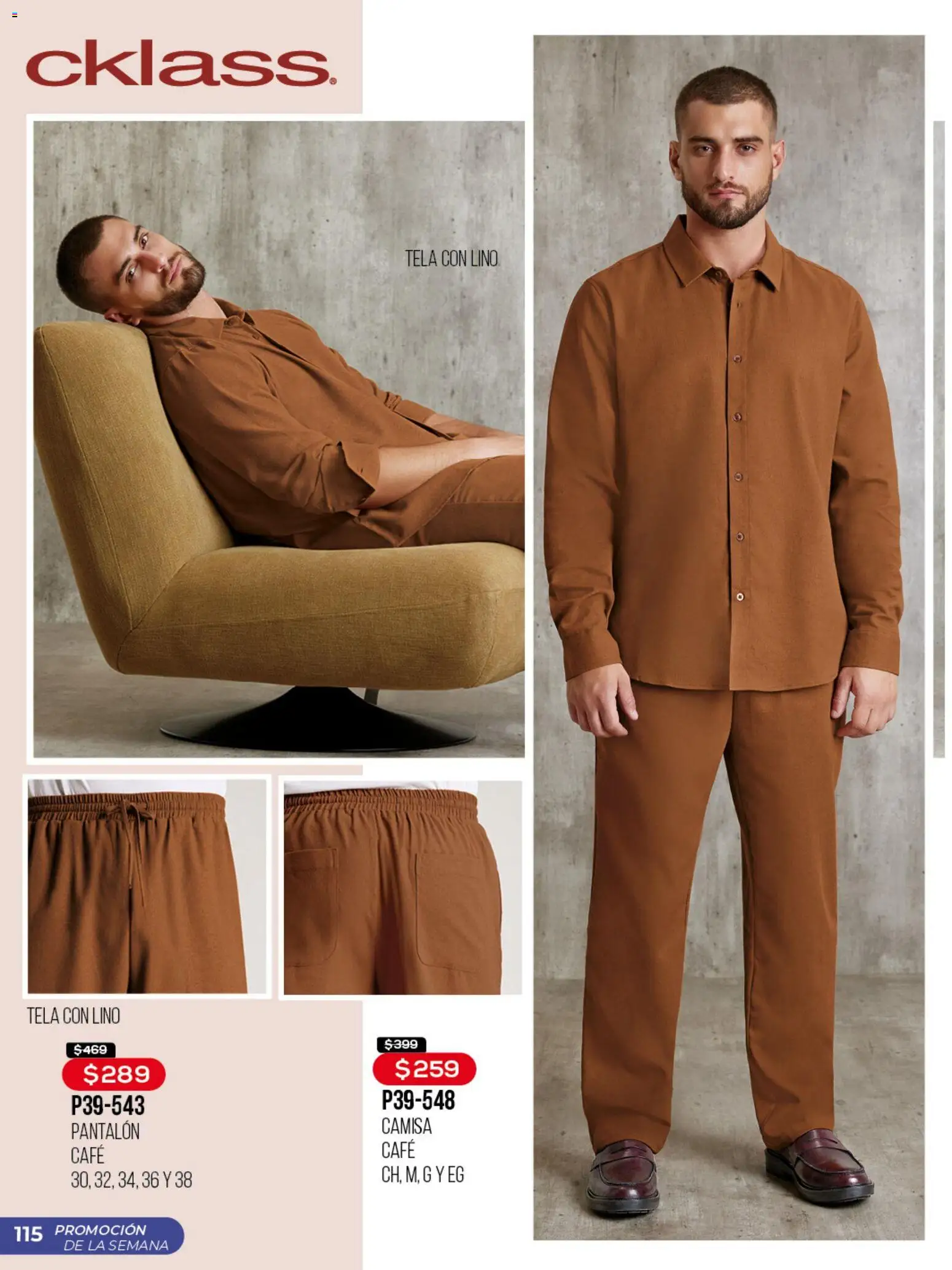 Nuevas ofertas de Cklass válidas en toda la República Mexicana desde el 30.03.2026. ¡Encuentra las mejores ofertas en Cklass catálogo Promo semanal! | Página: 116 | Productos: Camisa, Café