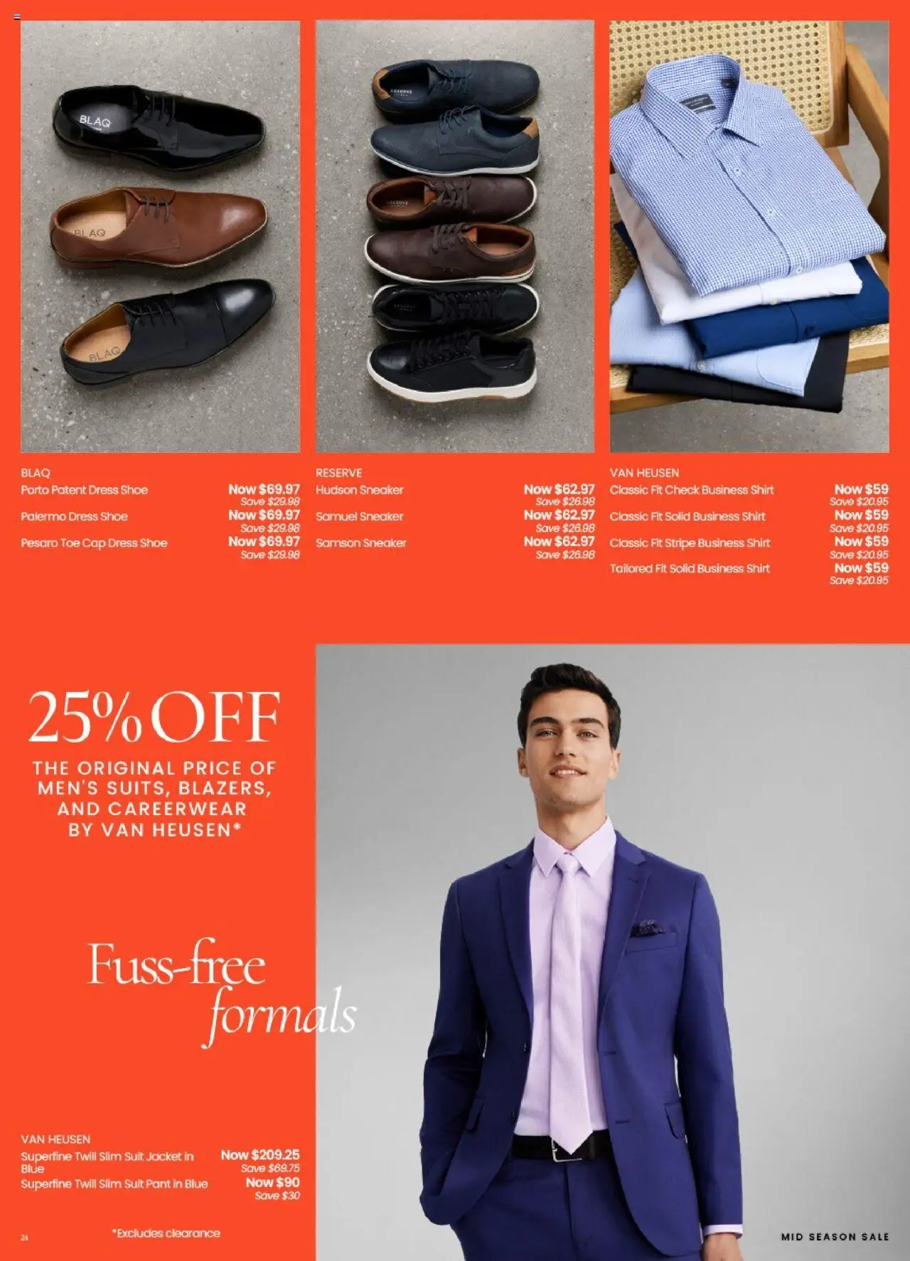 Myer catalogue - valid from 10.09.2025 | Page: 24 | Products: Dress, Jacket, Suit, Cap