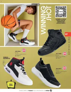 Nuevas ofertas de Andrea válidas en toda la República Mexicana desde el 24.08.2025. ¡Encuentra las mejores ofertas en Andrea - Catálogo Infantil! | Página: 86 | Productos: Zapatos, Shot