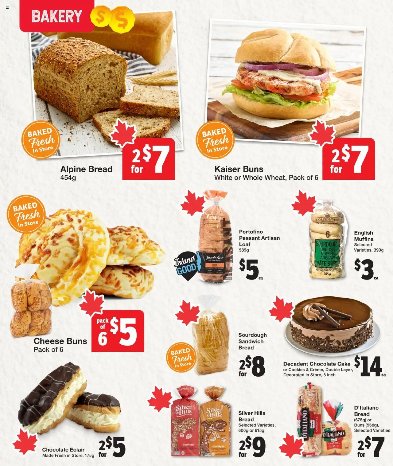 Quality Foods flyer valid from 14.08.2025 | Page: 6 | Products: Cookies, Bakery, Cheese, Chocolate