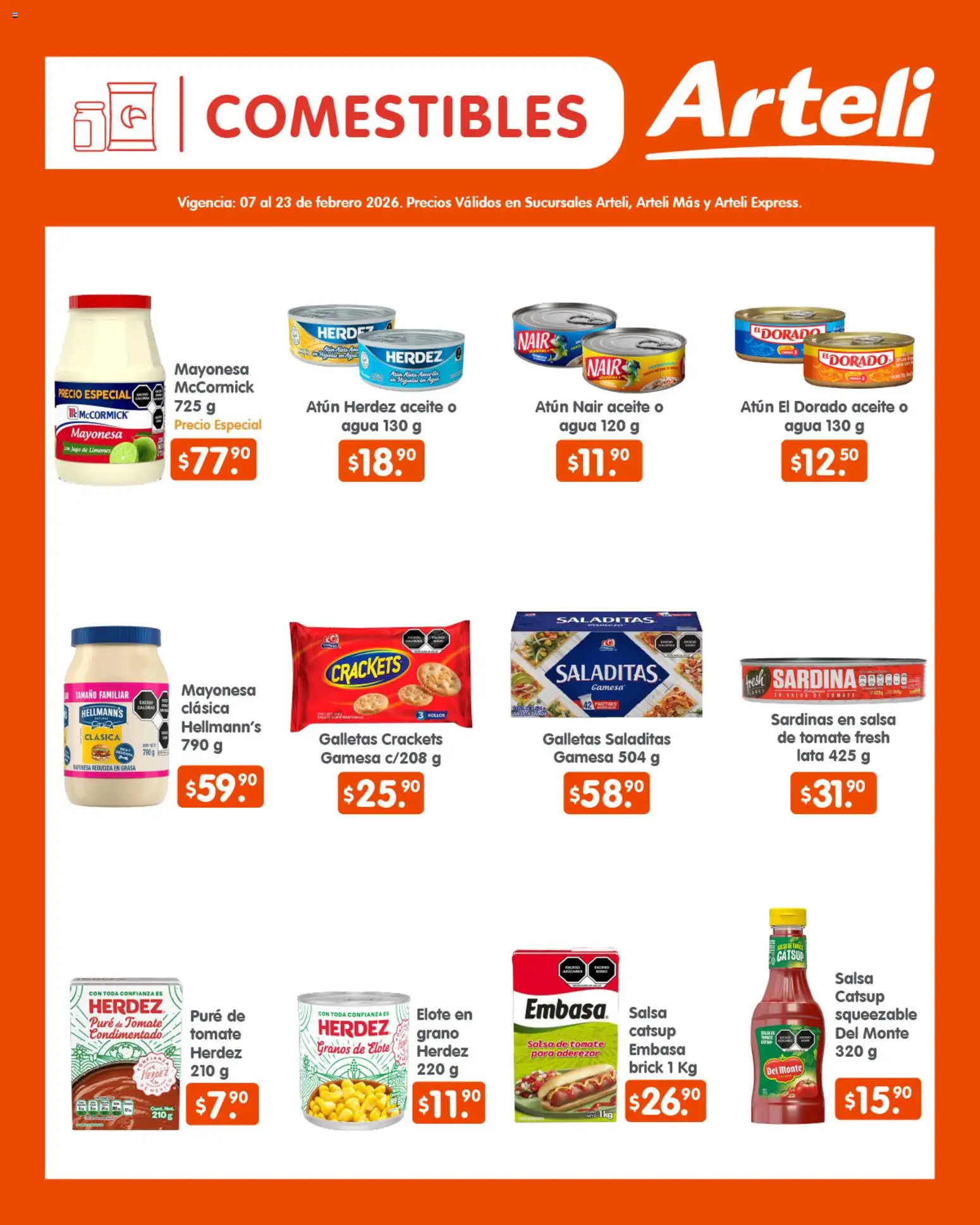 Nuevas ofertas de Arteli válidas en toda la República Mexicana desde el 07.02.2026. ¡Encuentra las mejores ofertas en Arteli folleto Quincenal! | Página: 5