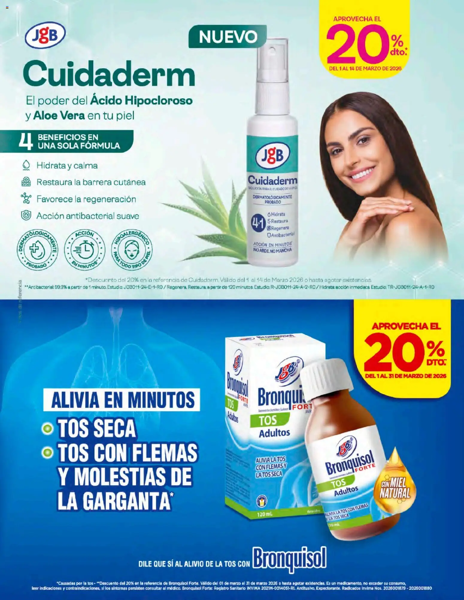 Olímpica revista - valida desde el 01.03.2026 | Página: 7 | Productos: Sanitario, Loción tonificante