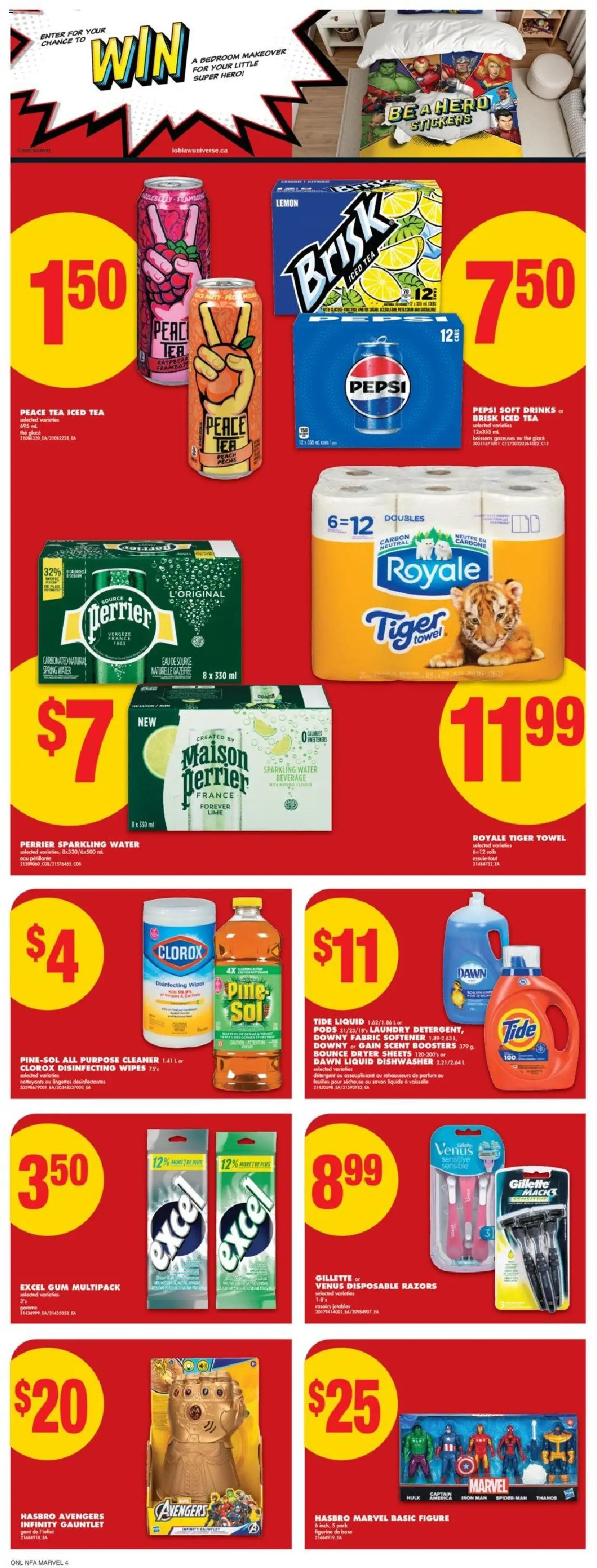 No Frills flyer valid from 11.09.2025 | Page: 9 | Products: Tea, Dishwasher, Iron, Fabric softener